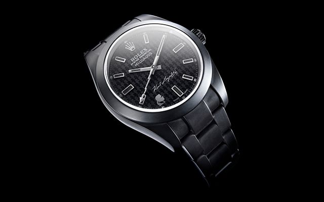 Karl Lagerfeld signs limited-edition Rolex