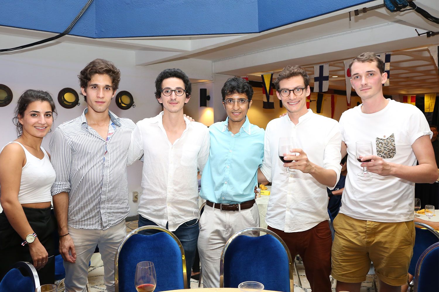 Sarah Barekzoy, Eliot Barragne, Juan Manuel Munoz, Karan Tilani, Thibaud Le Blanc and Mathias Boissonot