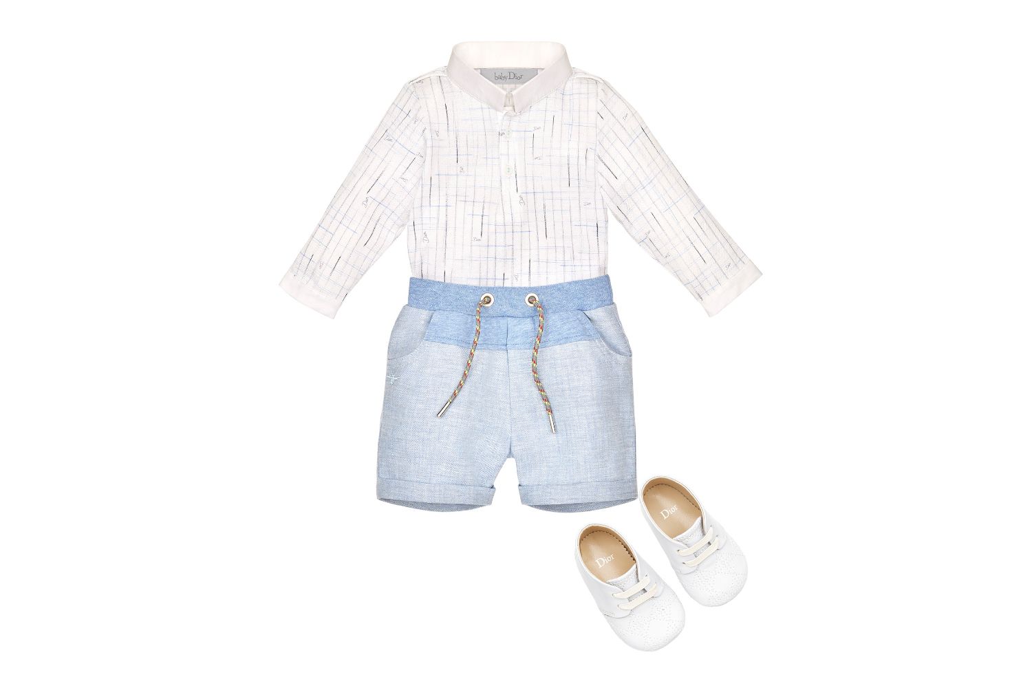 Baby Dior shirt, shorts and shoes
