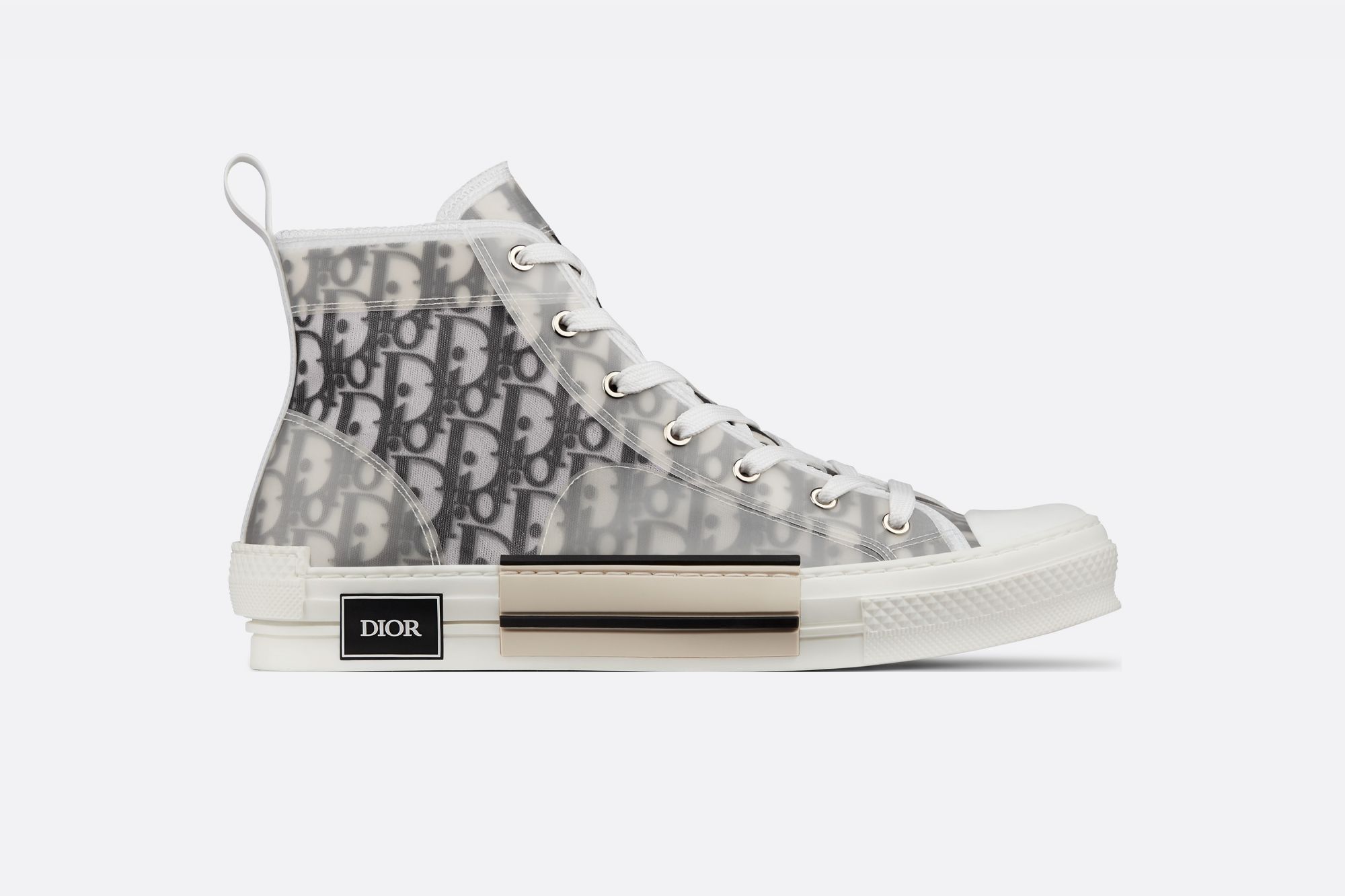 Dior Oblique technical canvas B23 high-top sneaker