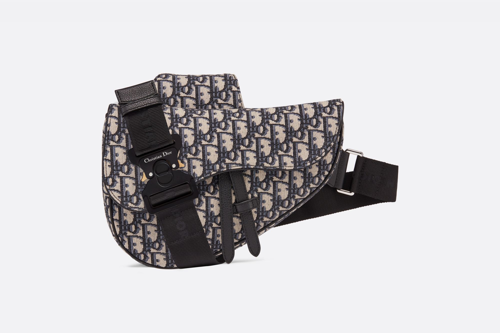 Saddle bag in Dior Oblique canvas