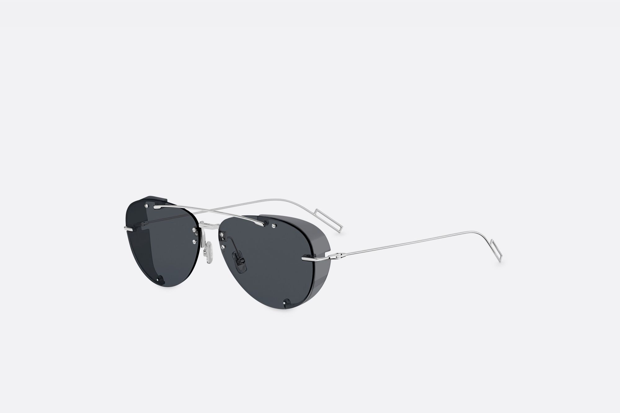 DiorChroma1 sunglasses in silver-tone metal frame
