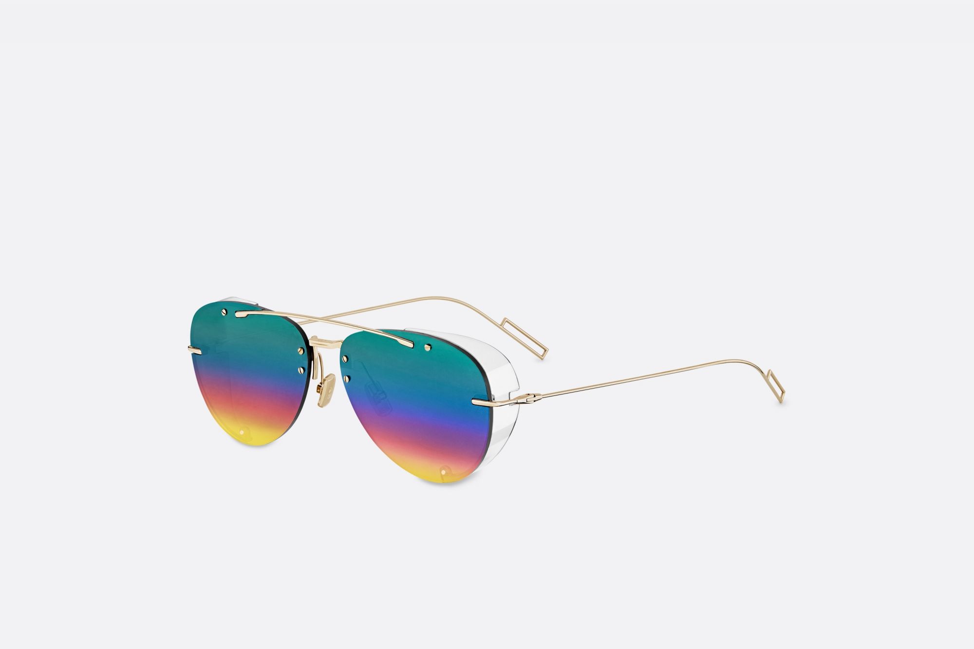 DiorChroma1 sunglasses in gold-tone metal frame