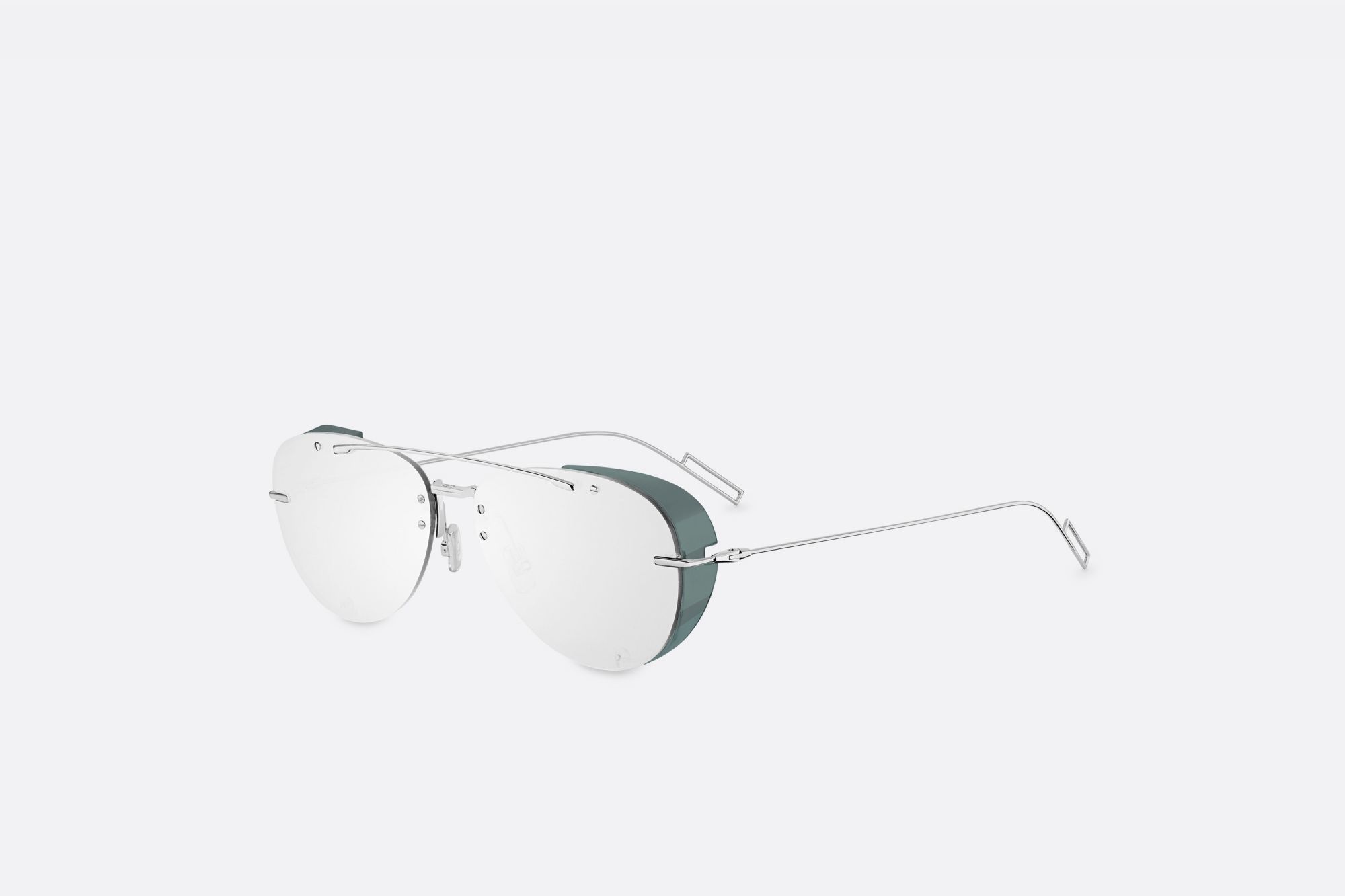 DiorChroma1 sunglasses in silver-tone metal frame