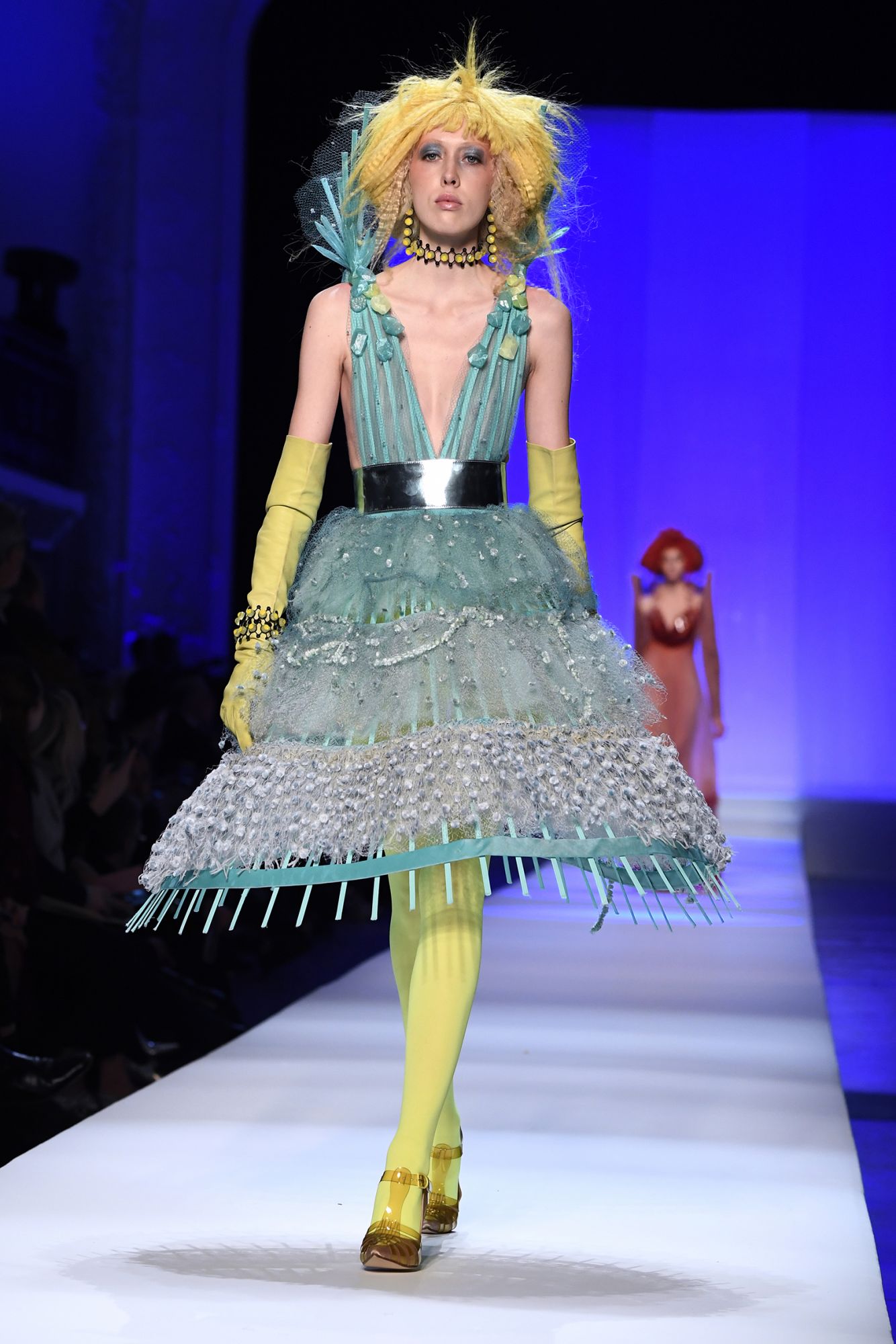 Jean Paul Gaultier sought inspiration from the ocean depths for the colors, cuts and details of his 2019 Spring-Summer Collection.