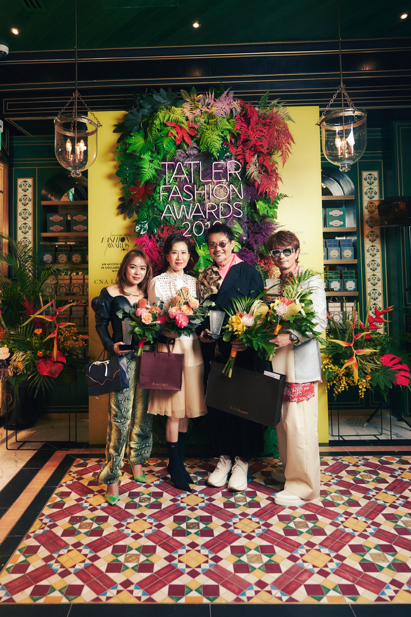 Chloe Ng, Nancy Ong, Mervin Wee, Kimihisa Abe