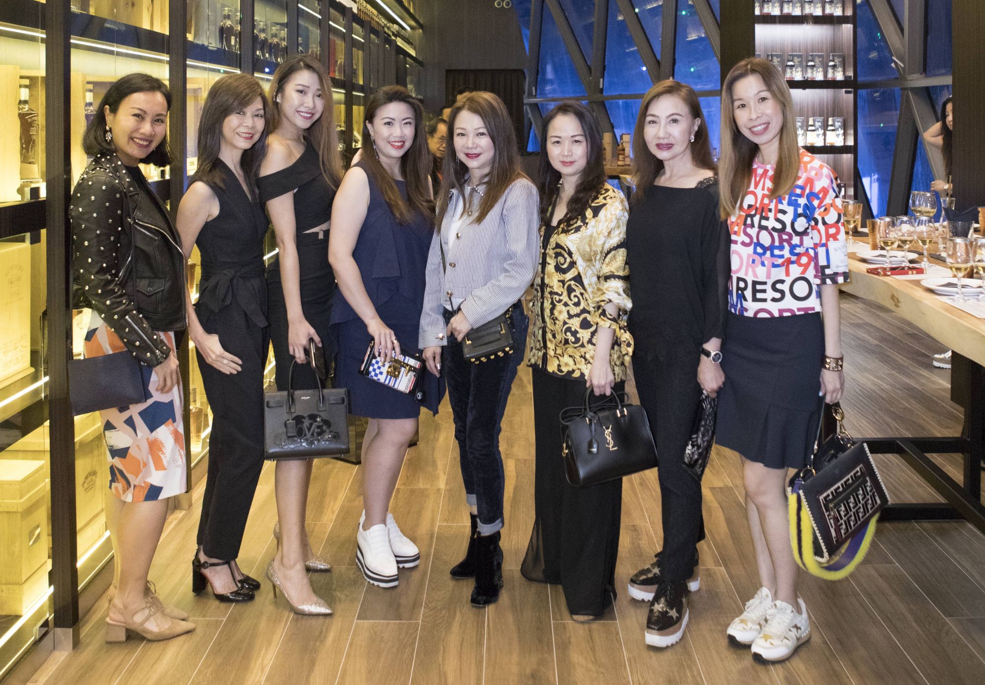 Karen Ang, Dolly Cheong, Symone Oei, Siow Yin Yin, Angela Ng, Tanya Tan, Maria See, Stephanie Tay