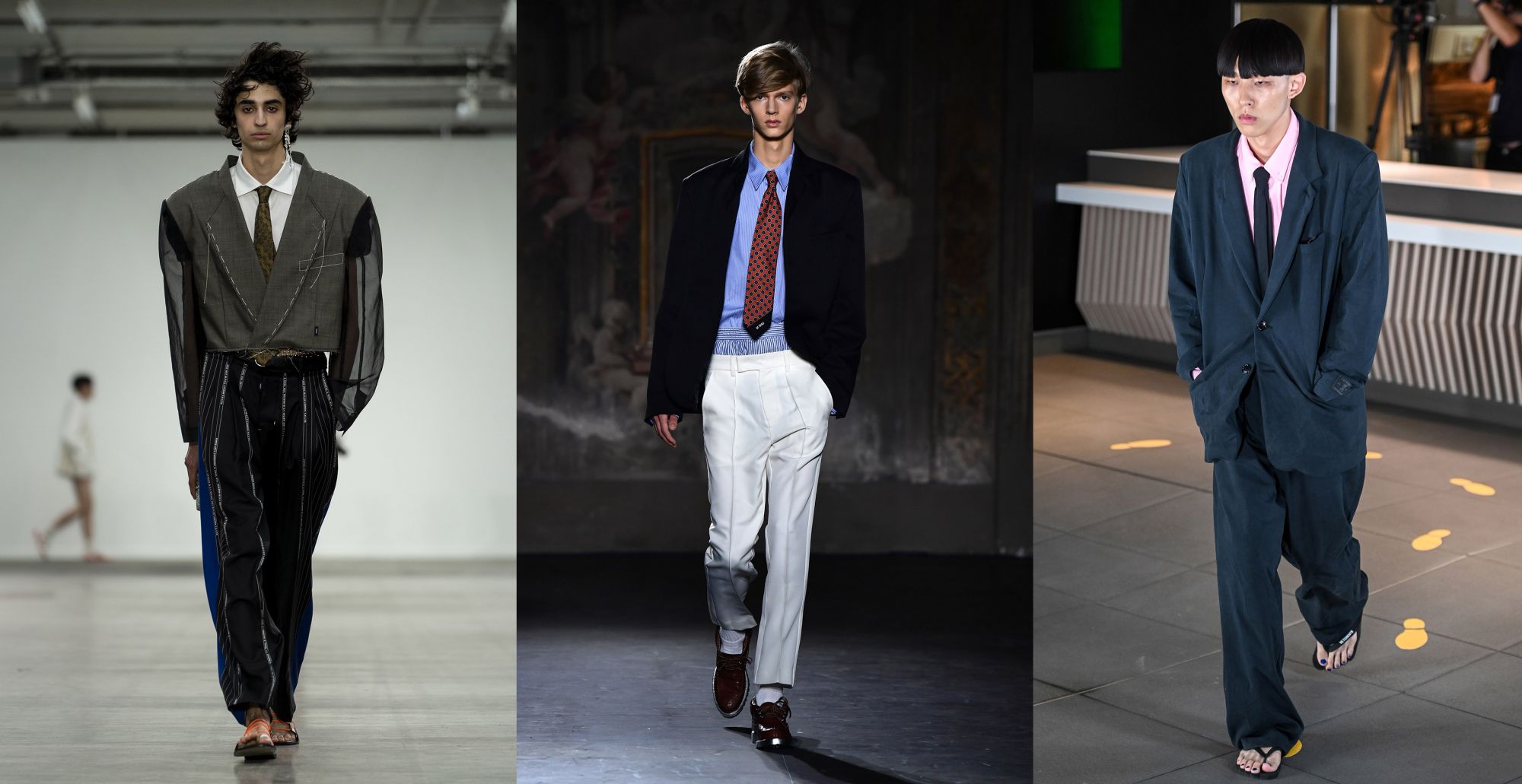The necktie is back at Münn, M1992 and Vetements