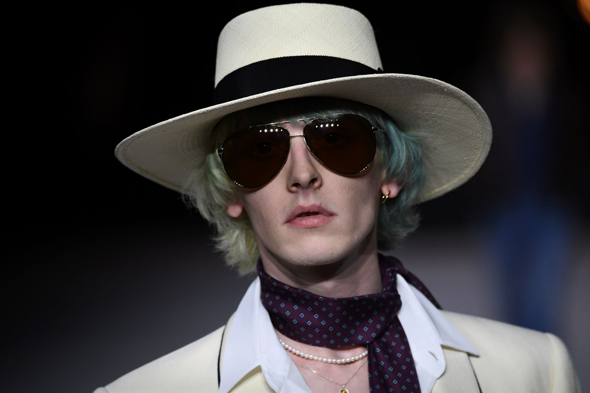 Retro aviator shades by Celine (Photo: Niklas Halle'n / AFP)