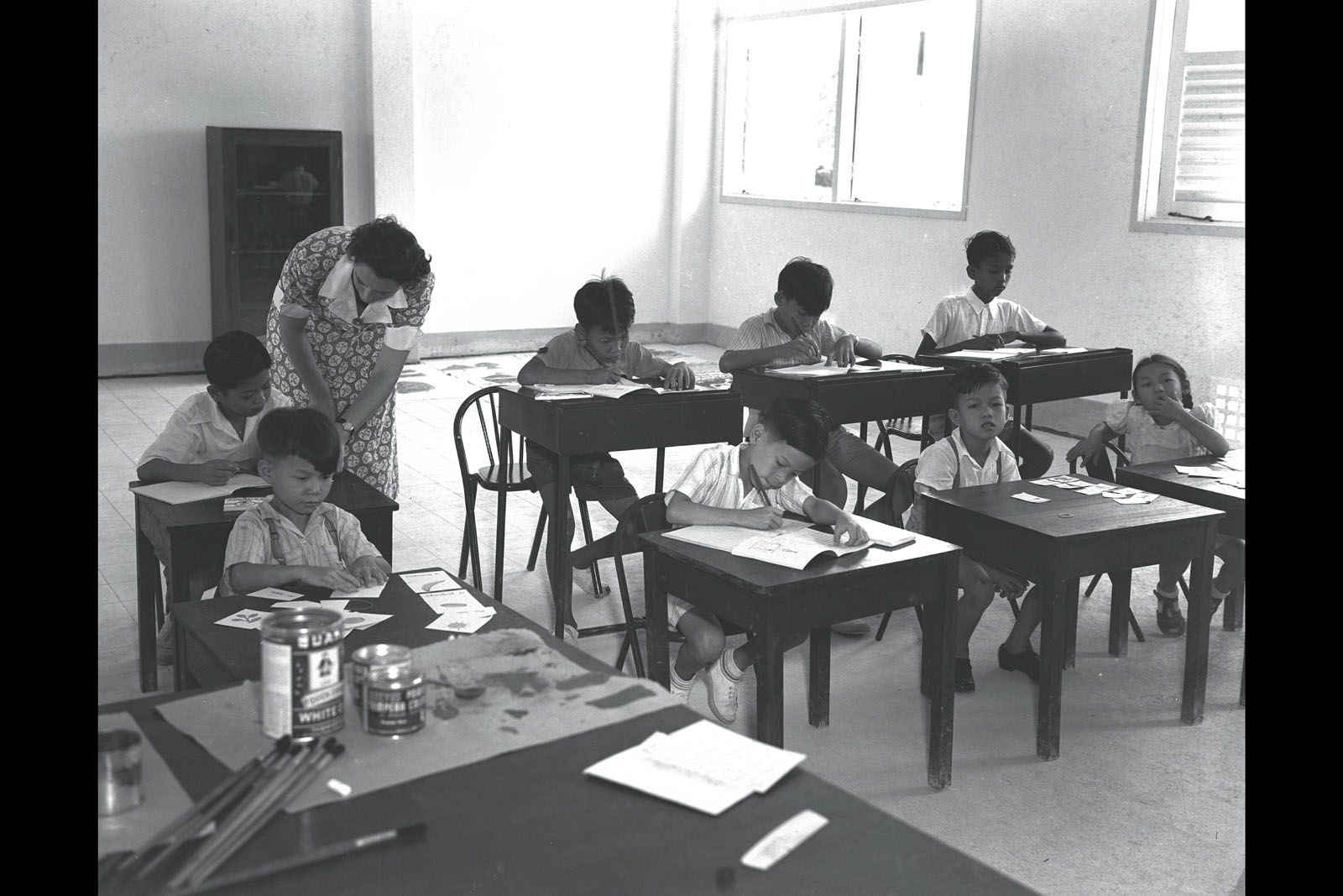 Singapore Red Cross once organised classes for deaf children