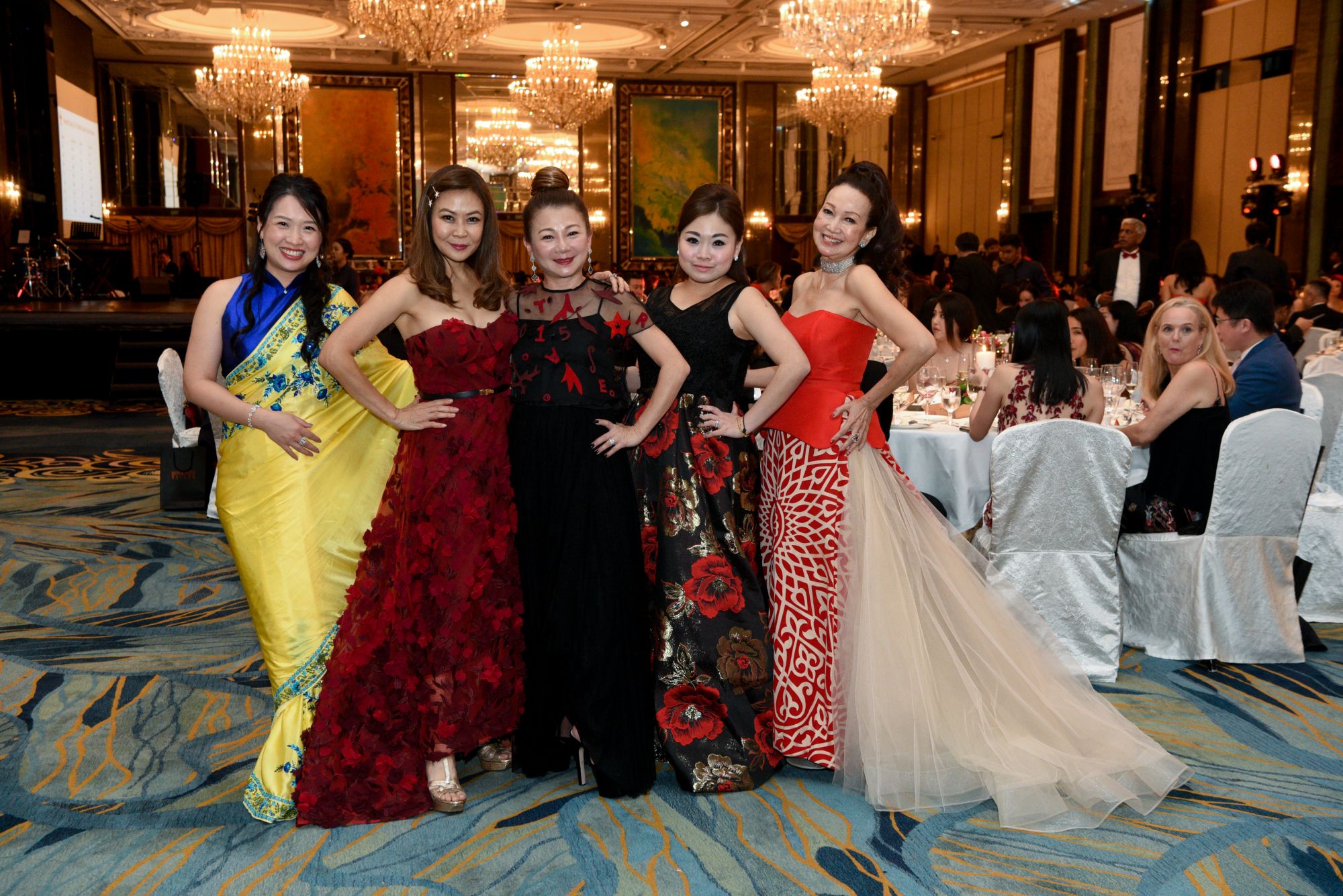 Lisa Gwee, Alicia Thian, Angela Ng, Vivian Ang, Celeste Basapa