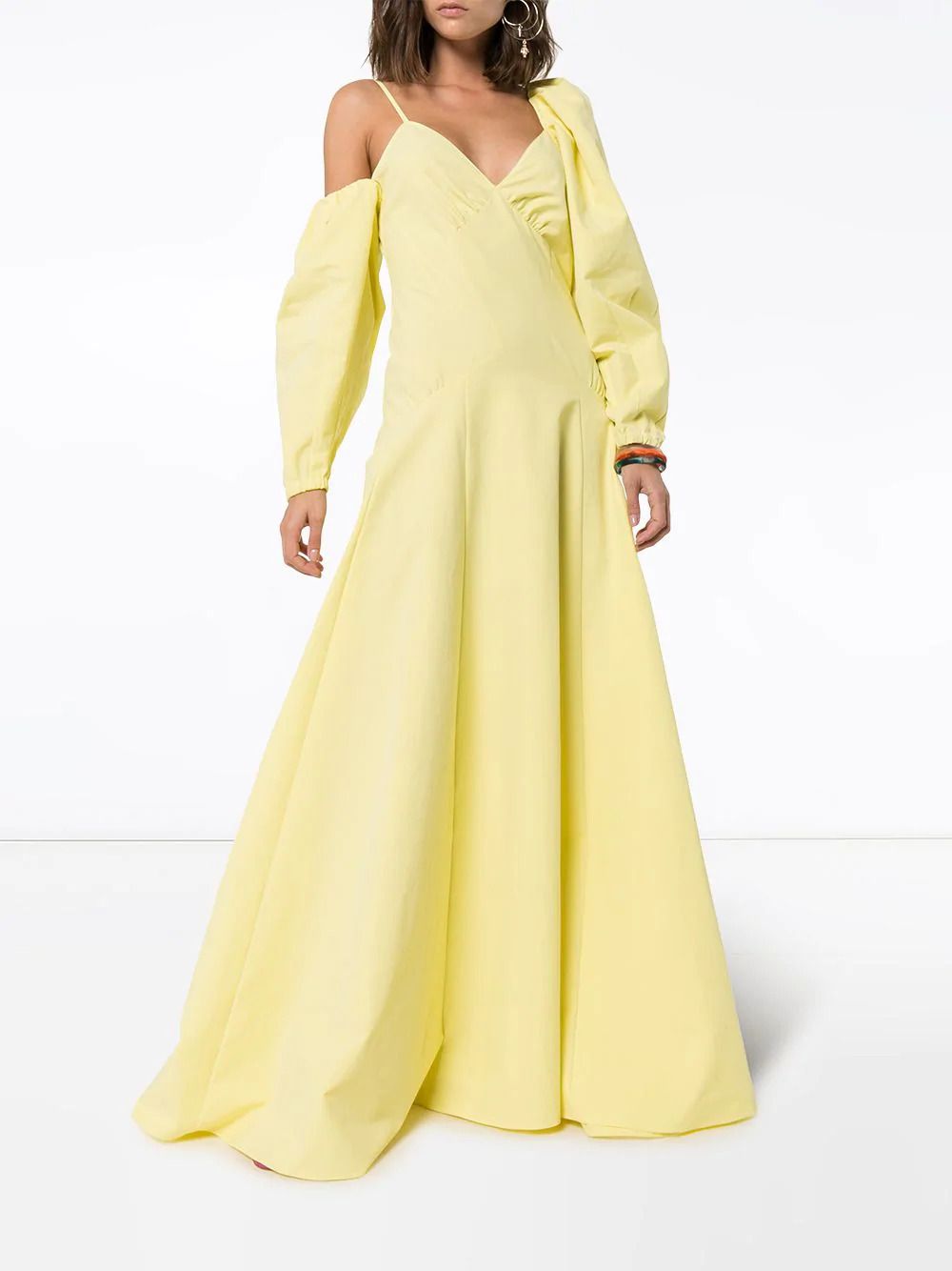 Ups and Downs asymmetric gown, by Rosie Assoulin, from Farfetch