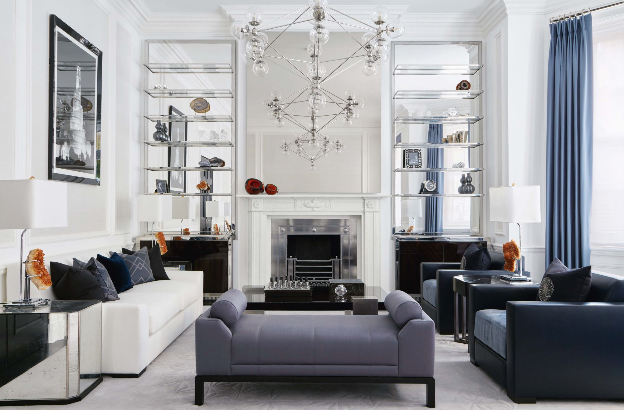 Home Tour: This London Townhouse Retains Its Elegance With An Impactful Use of Blue