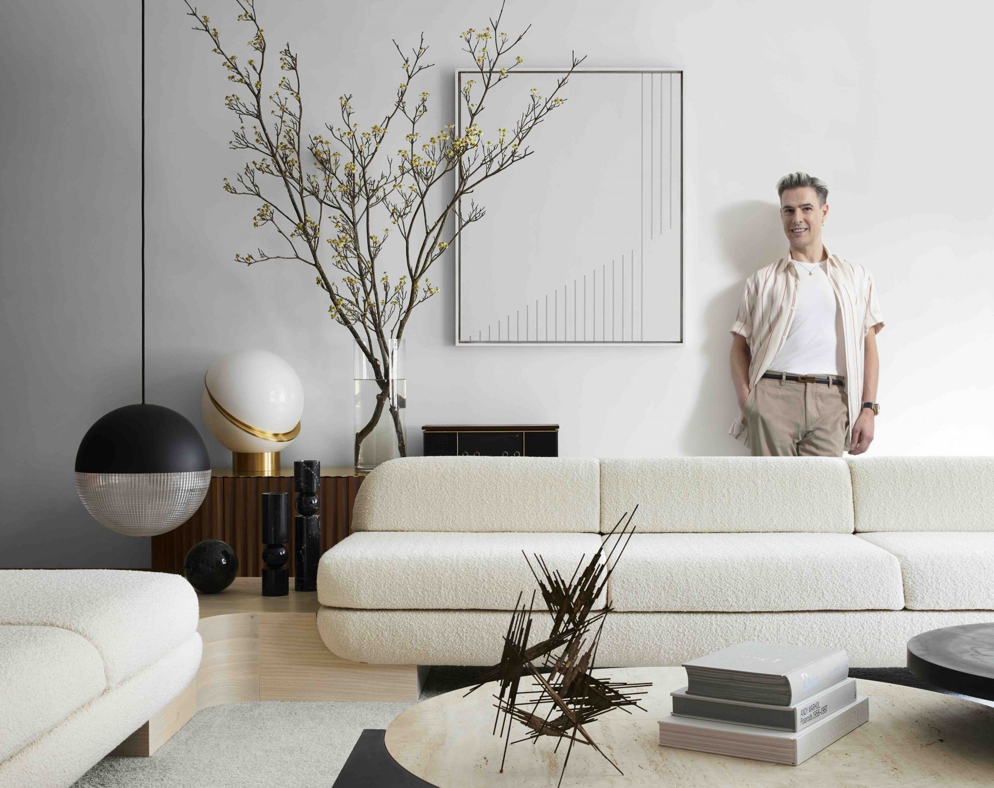 Home Tour: Inside Lee Broom's Stylish, Monochromatic Penthouse in New York