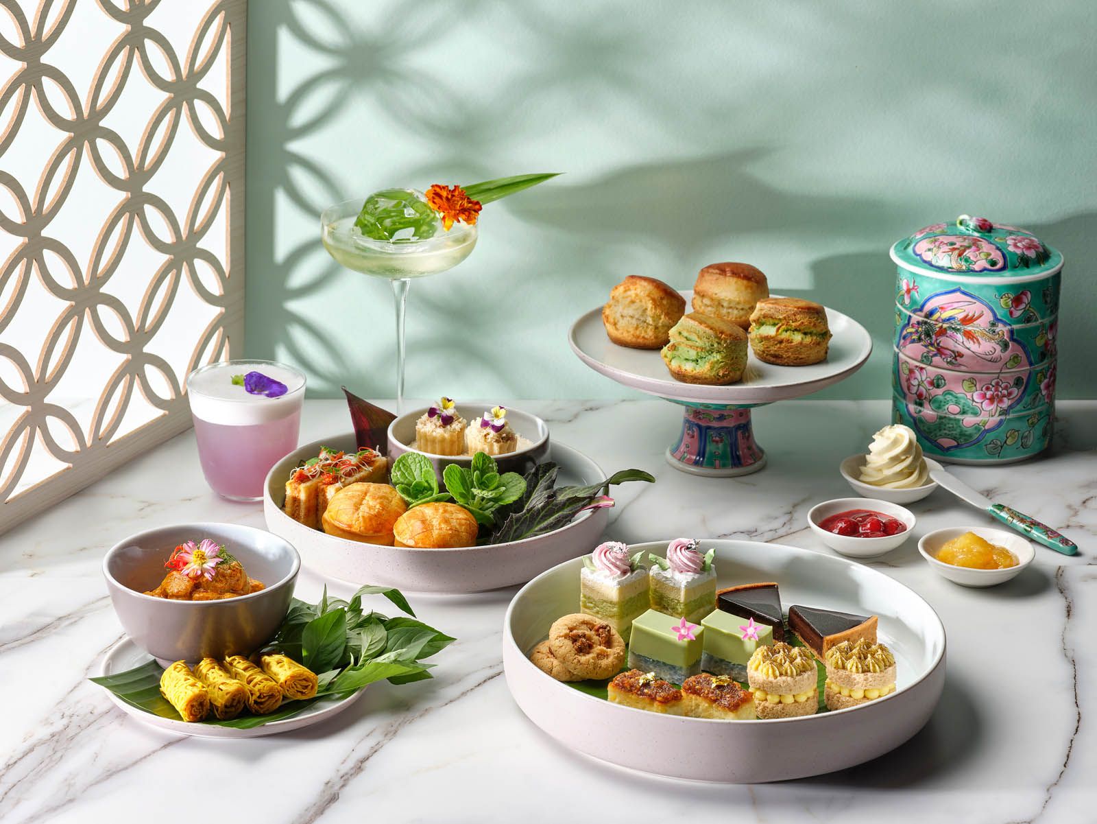 Peranakan Weekend Afternoon Tea Spread