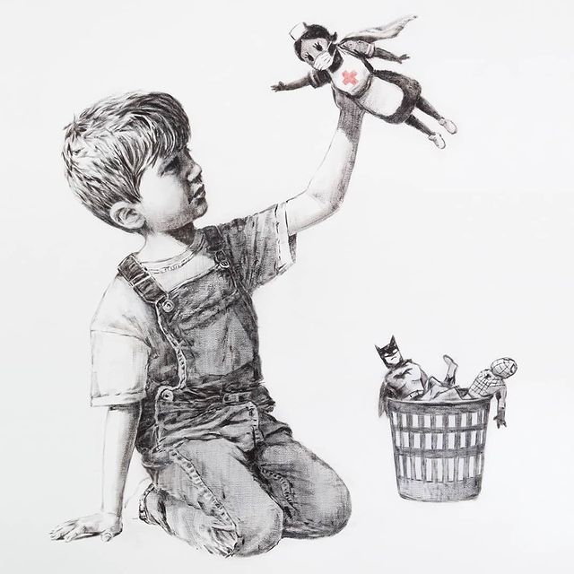 Banksy Painting For the British Health Service Sells at a Record $30 Million