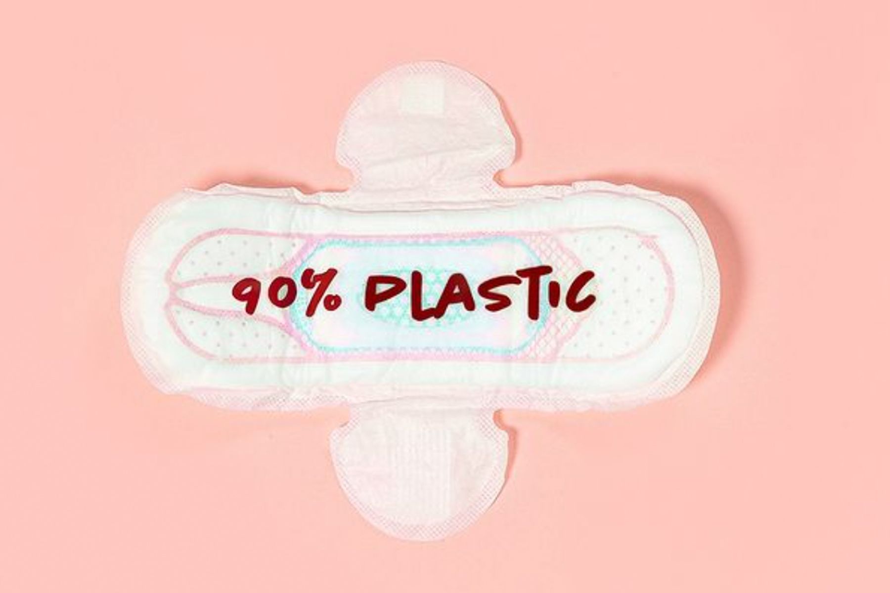 Pads are 90% plastic (Image: Freedom Cups/Instagram)