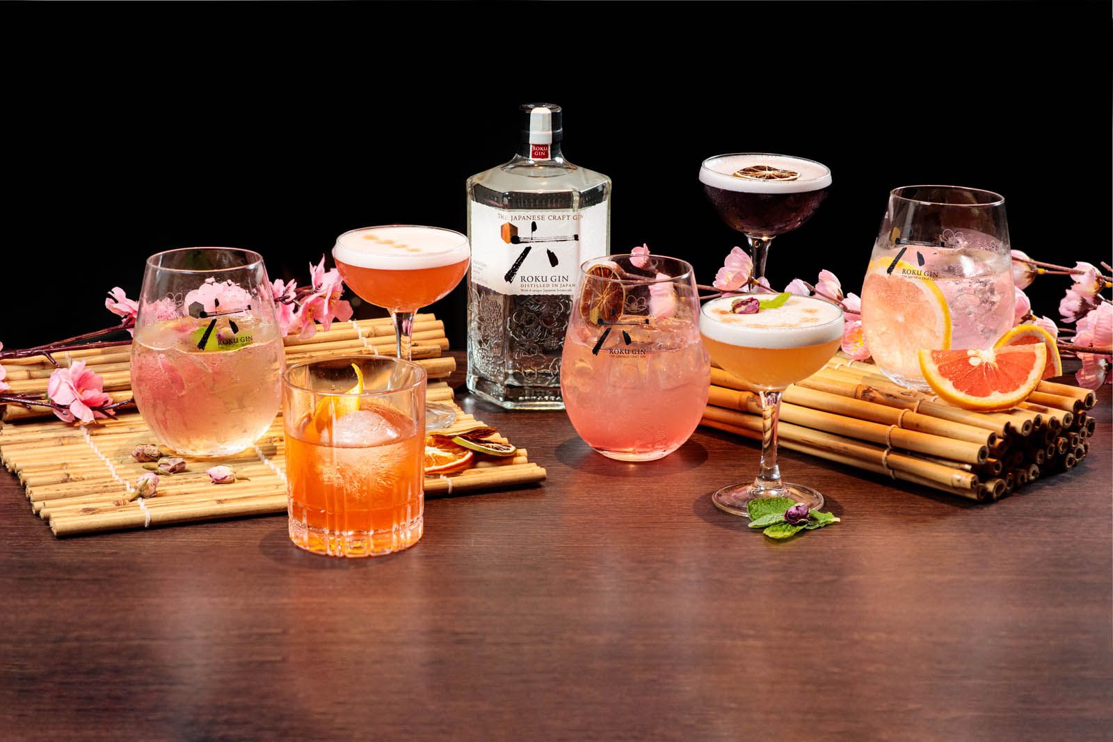 Roku Gin cocktails at Crossroads (Image: James Hii | www.jameshii.com)