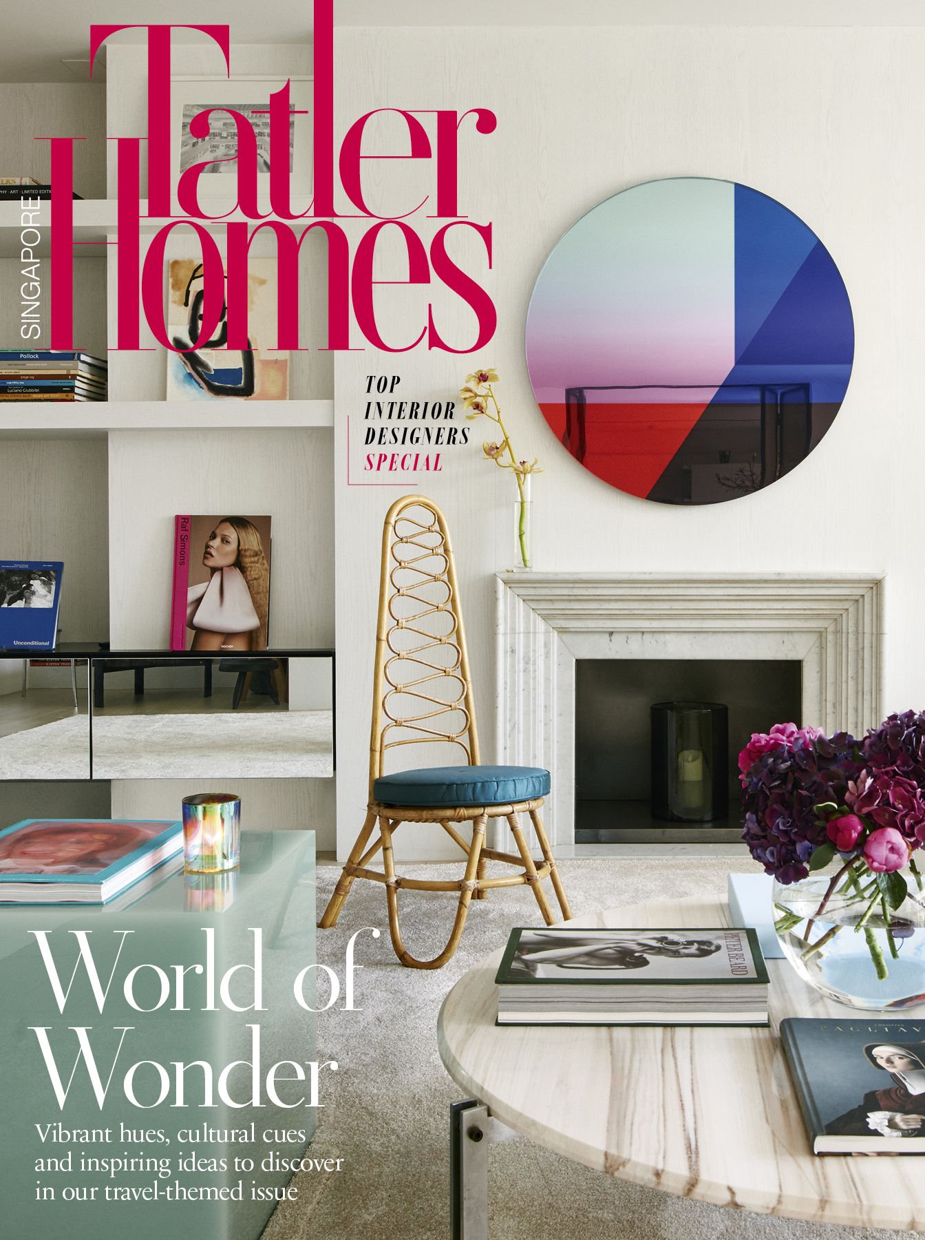 La couverture de juin-juillet 2021 de Tatler Homes Singapore, mettant en vedette un appartement de Barcelone conçu par Roser Coixet Interiors