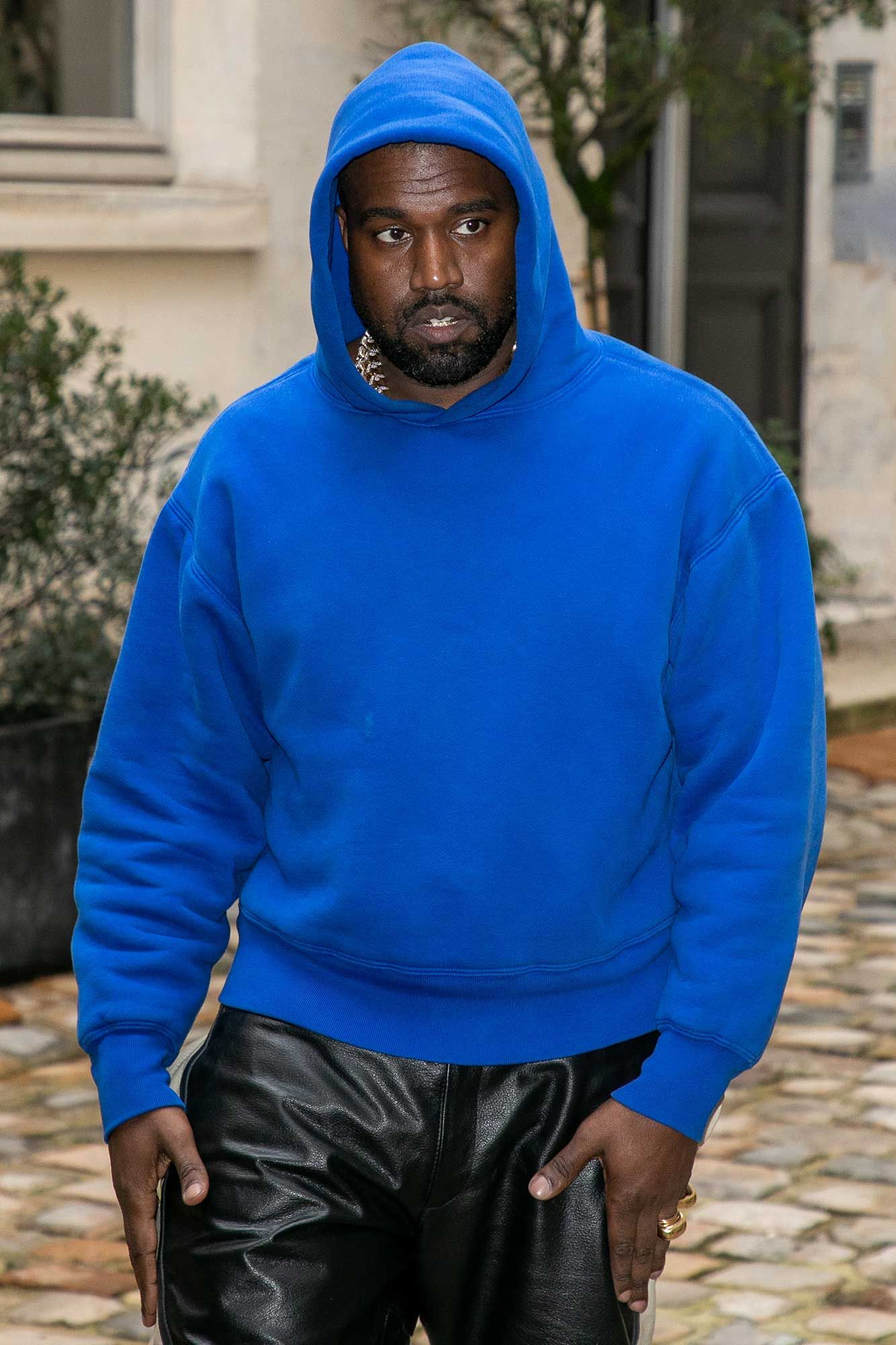 Kanye West X Gap Collaboration Unveils A New Bright Blue Puffy Jacket ...