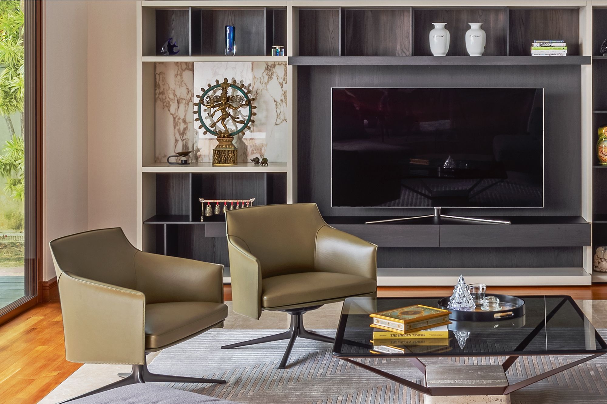 Fauteuil oPliform Stanford par Jean-Marie Massaud, de Space Furniture
