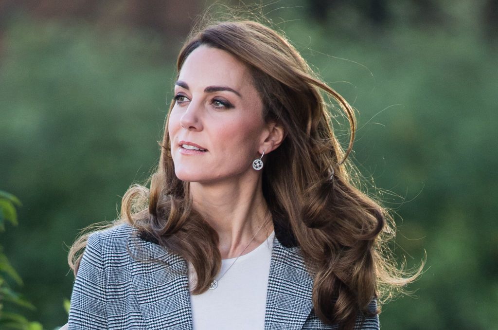LONDON, ENGLAND - NOVEMBER 12: Catherine, Duchess of Cambridge attends Shout's Crisis Volunteer celebration event at Troubadour White City Theatre on November 12, 2019 in London, England. (Photo by Samir Hussein/WireImage)