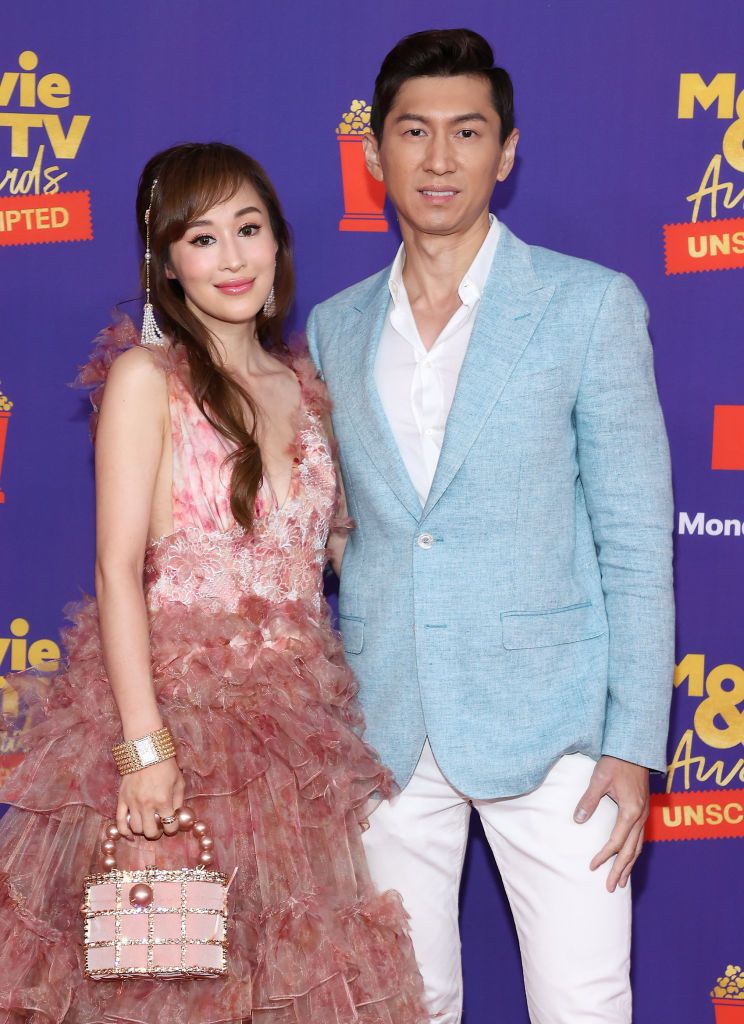 LOS ANGELES, CALIFORNIA - MAY 17: (L-R) In this image released on May 17, Cherie Chan and Jessey Lee attend the 2021 MTV Movie & TV Awards: UNSCRIPTED in Los Angeles, California. (Photo by Amy Sussman/Getty Images)