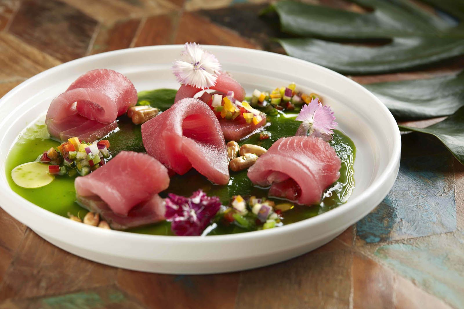 Tuna tiradito (Photo: Canchita Peruvian Restaurant)