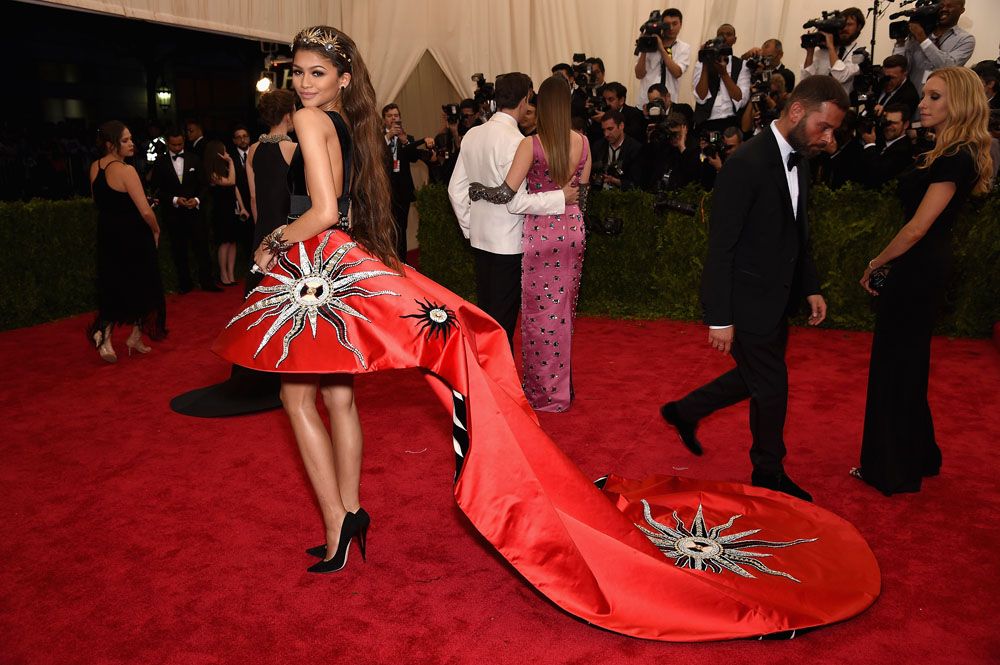 2015: Having appeared on countless best dressed lists, Zendaya in custom Fausto Puglisi was a welcome addition to the ‘China: Through the Looking Glass’ Met Gala red carpet.