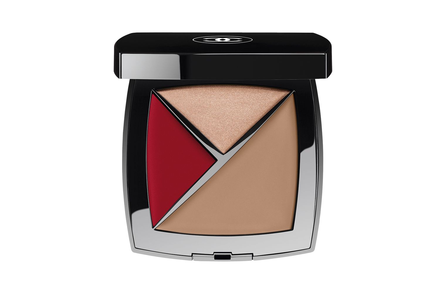 The Chanel Palette Essentielle is perfect for the girl on the go. Designed by lead make-up artist Lucia Pica, it offers a creamy colour trio ideal for creating a rosy flush that helps to contour the face.