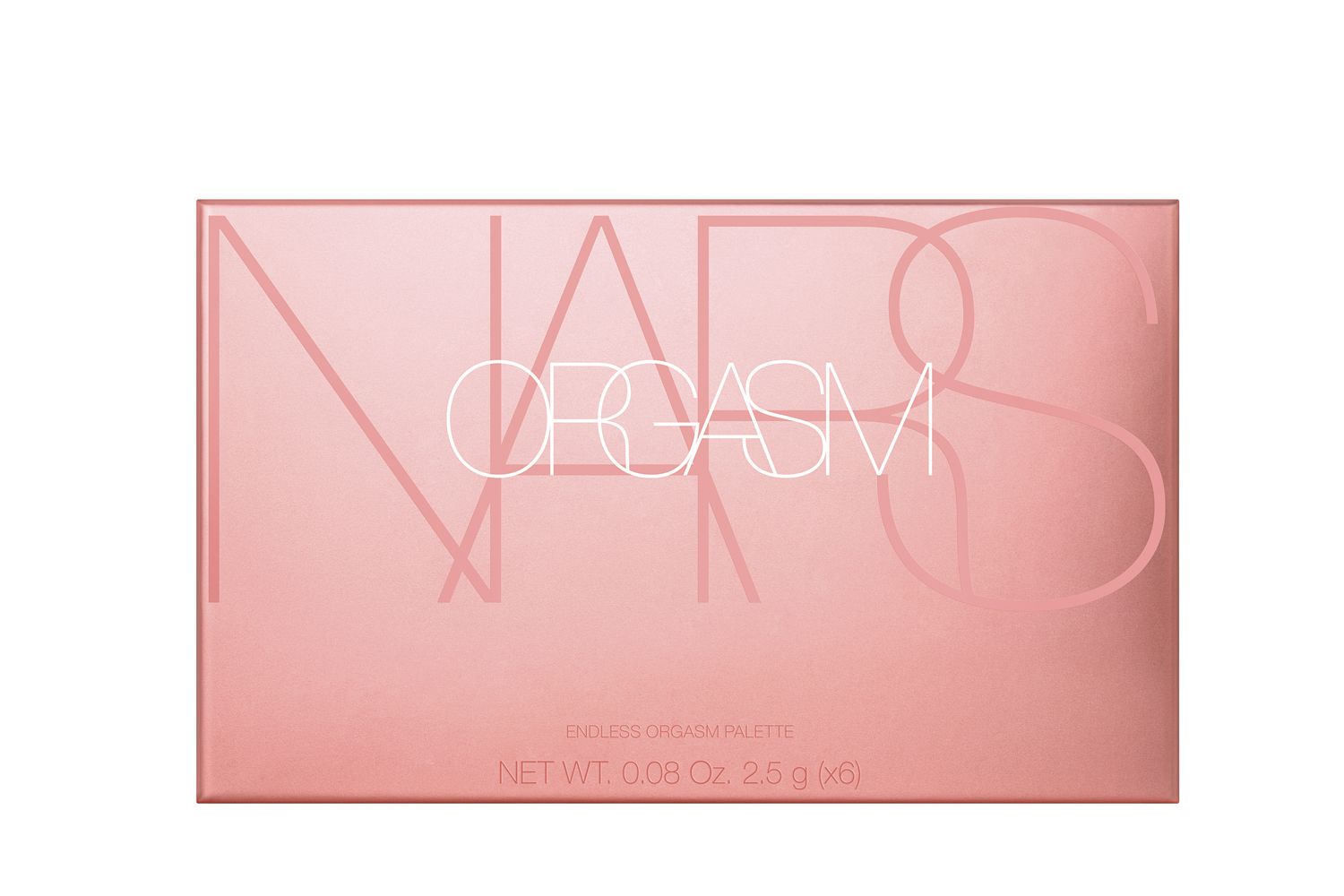 Marking its 20th anniversary, Nars’ limited-collection Orgasm blush features a perfect blend of peachy pink with golden shimmer celebrated in an oversized pink compact exclusive to the collection.