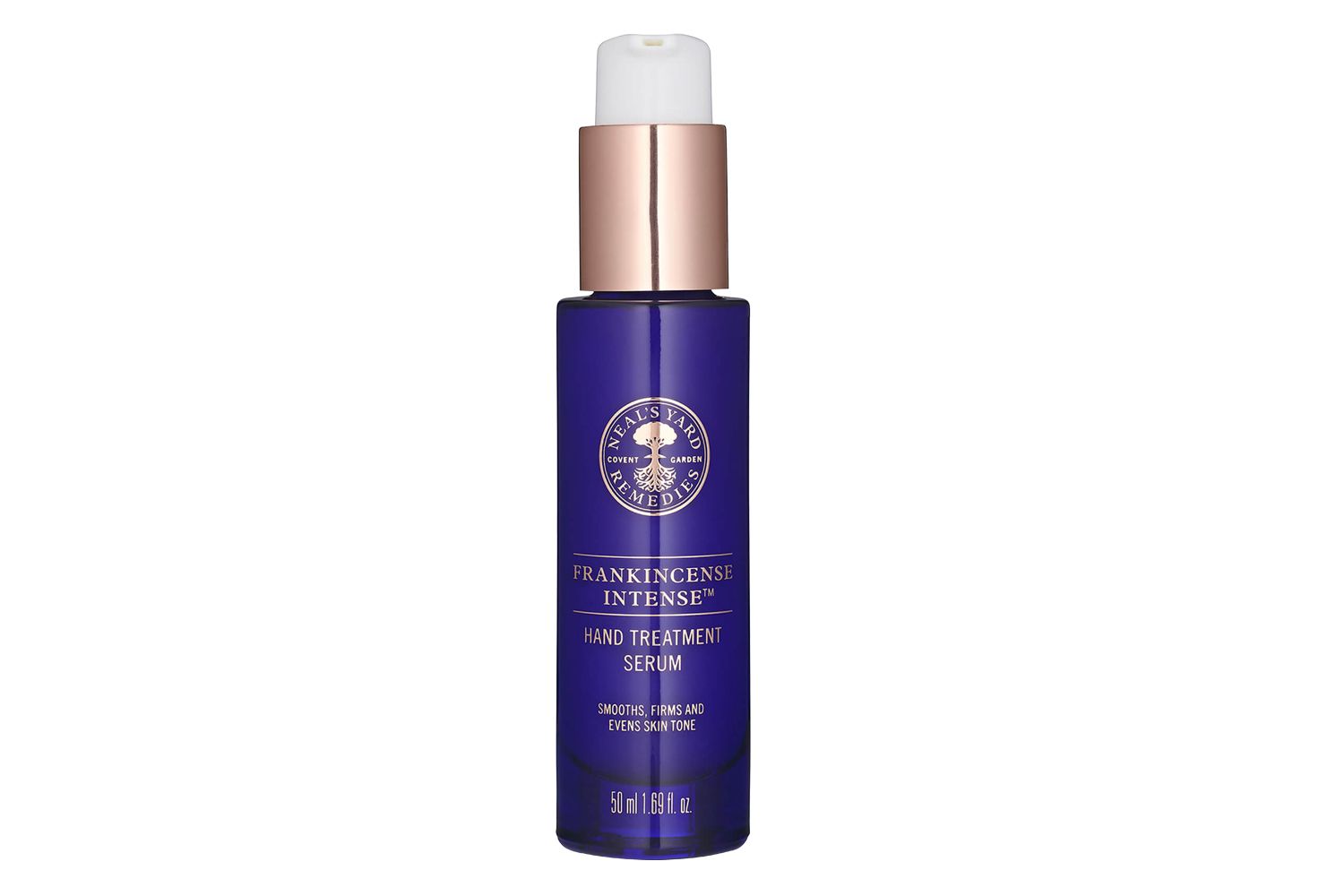 Neal’s Yard Remedies’ Frankincense Intense Hand Treatment Serum is an organically certified hand cream containing rosehip seed oil and other restorative ingredients to target the visible signs of ageing.