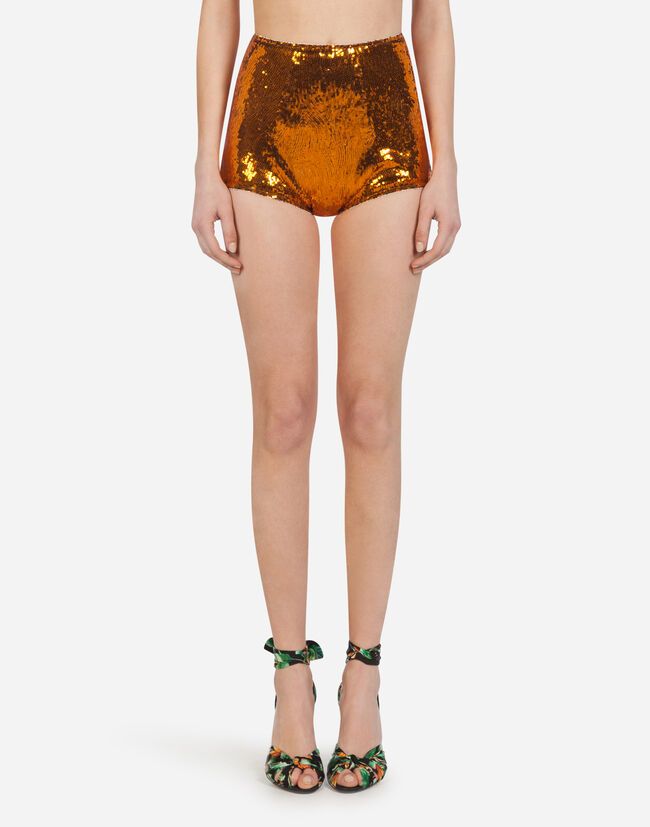 Dolce & Gabbana - Sequined Culotte Pants