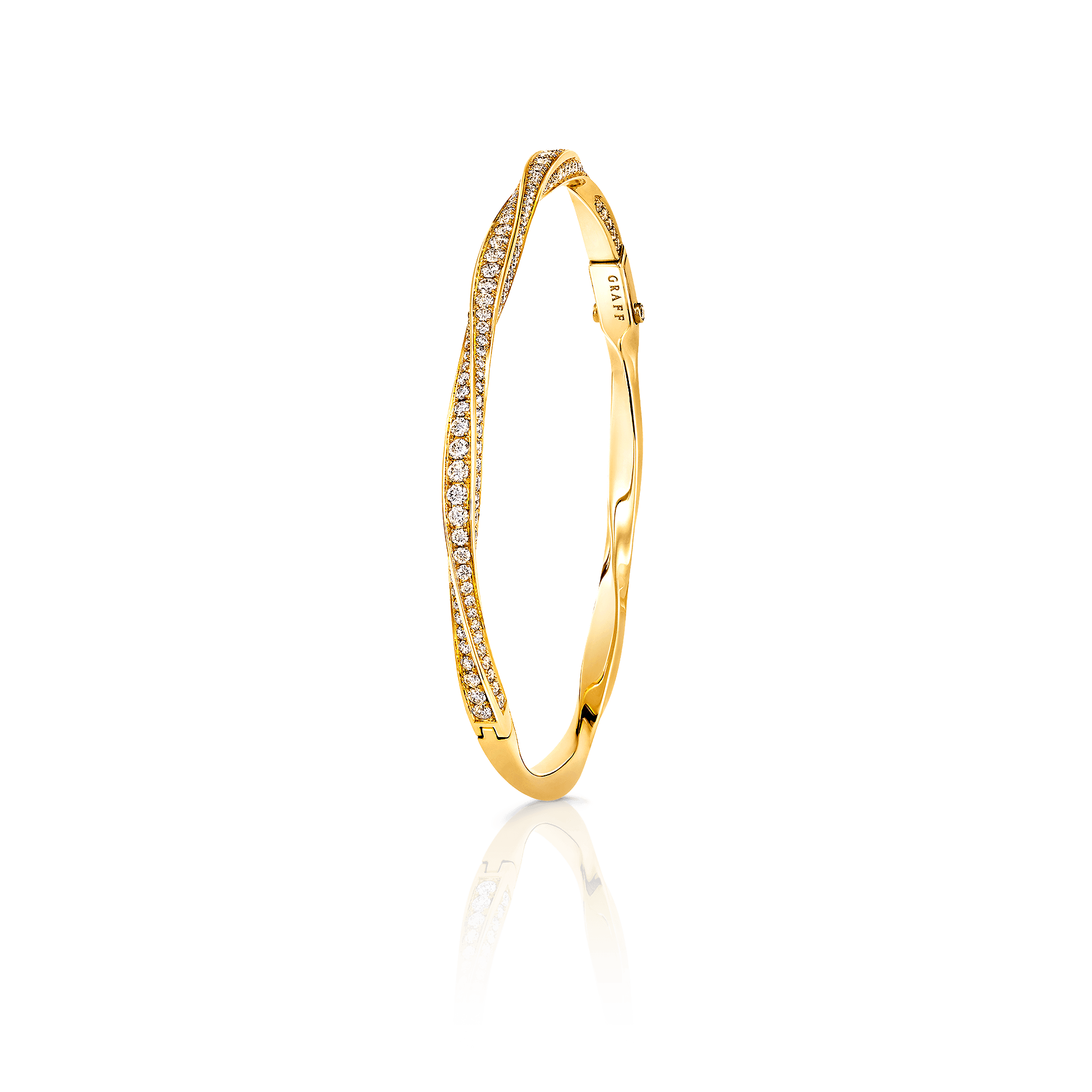Graff - Spiral Pavé Bangle