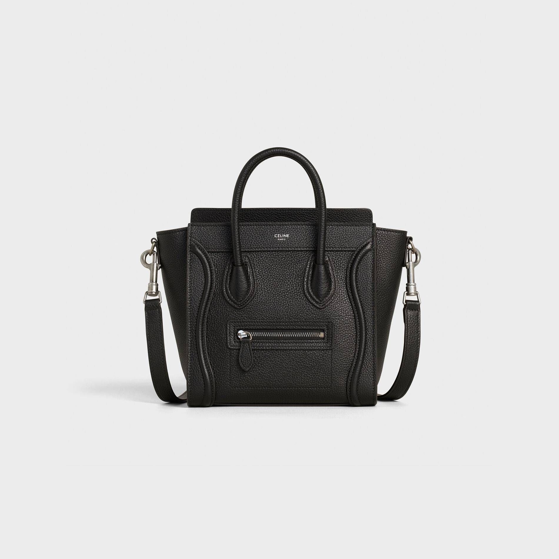 Cèline - Nano Luggage Bag in Drummed Calfskin