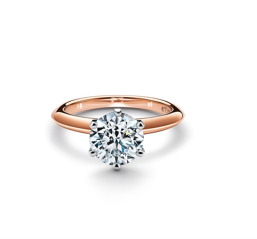 Tiffany & Co. - The Tiffany® Setting Engagement Ring in 18k Rose Gold