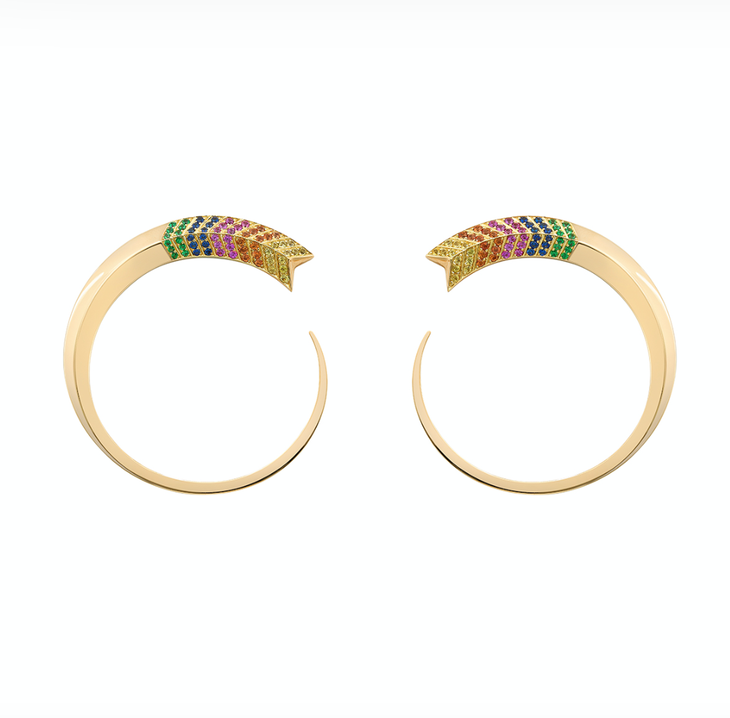 Robinson Pelham - Large Chevron Earrings
