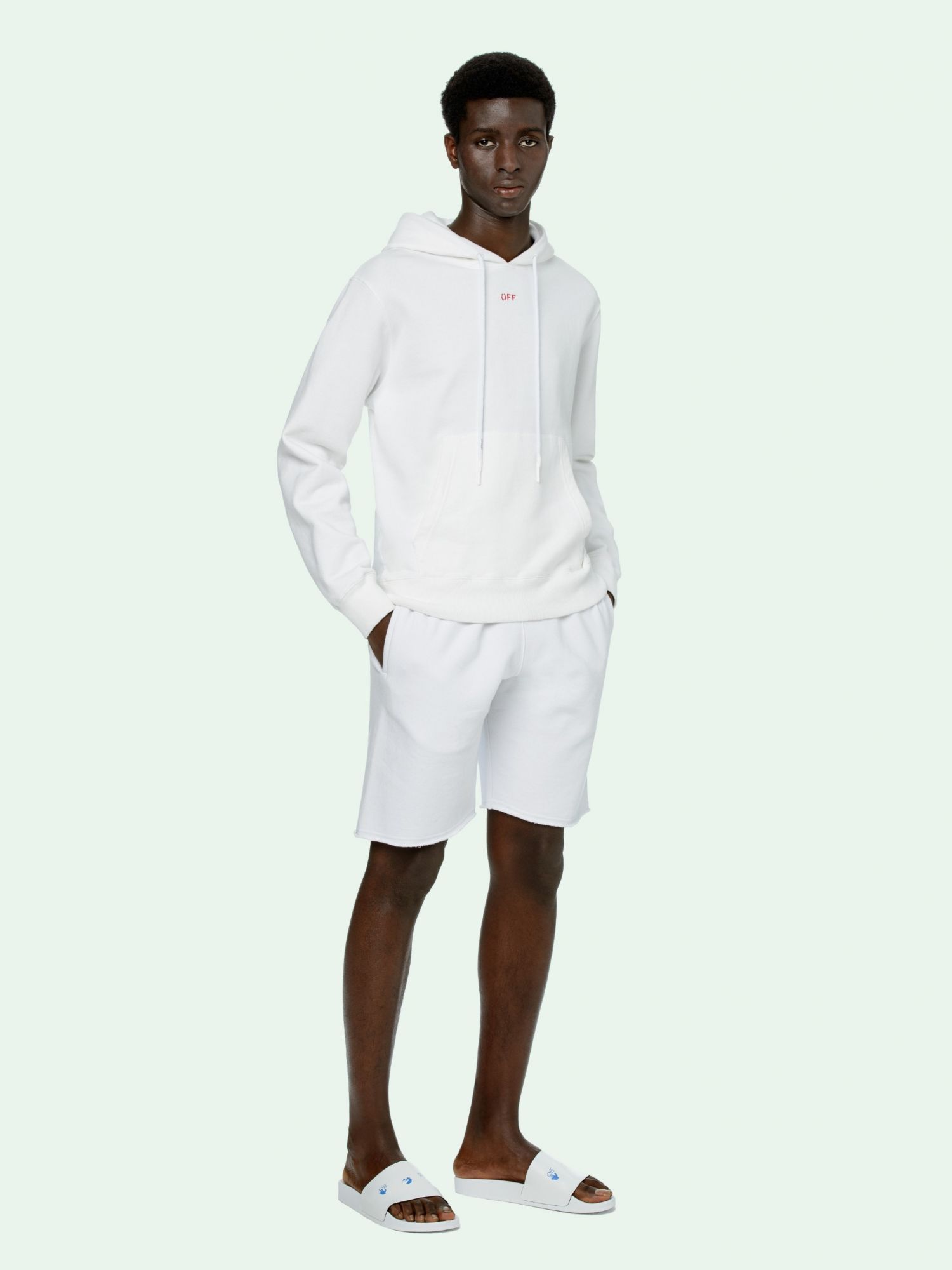 Off-White - White Stencil Hoodie