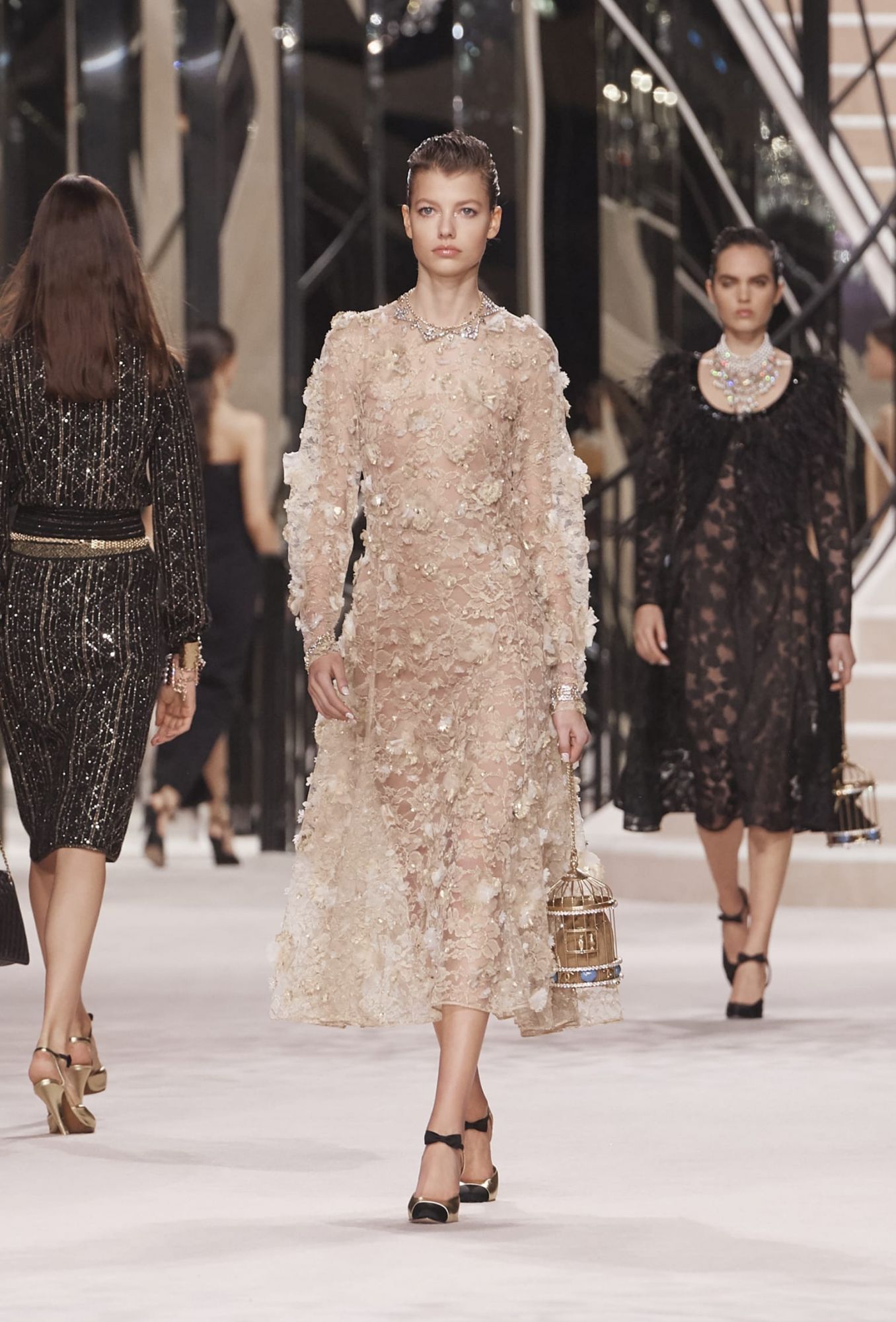 Chanel - Embroidered Lace