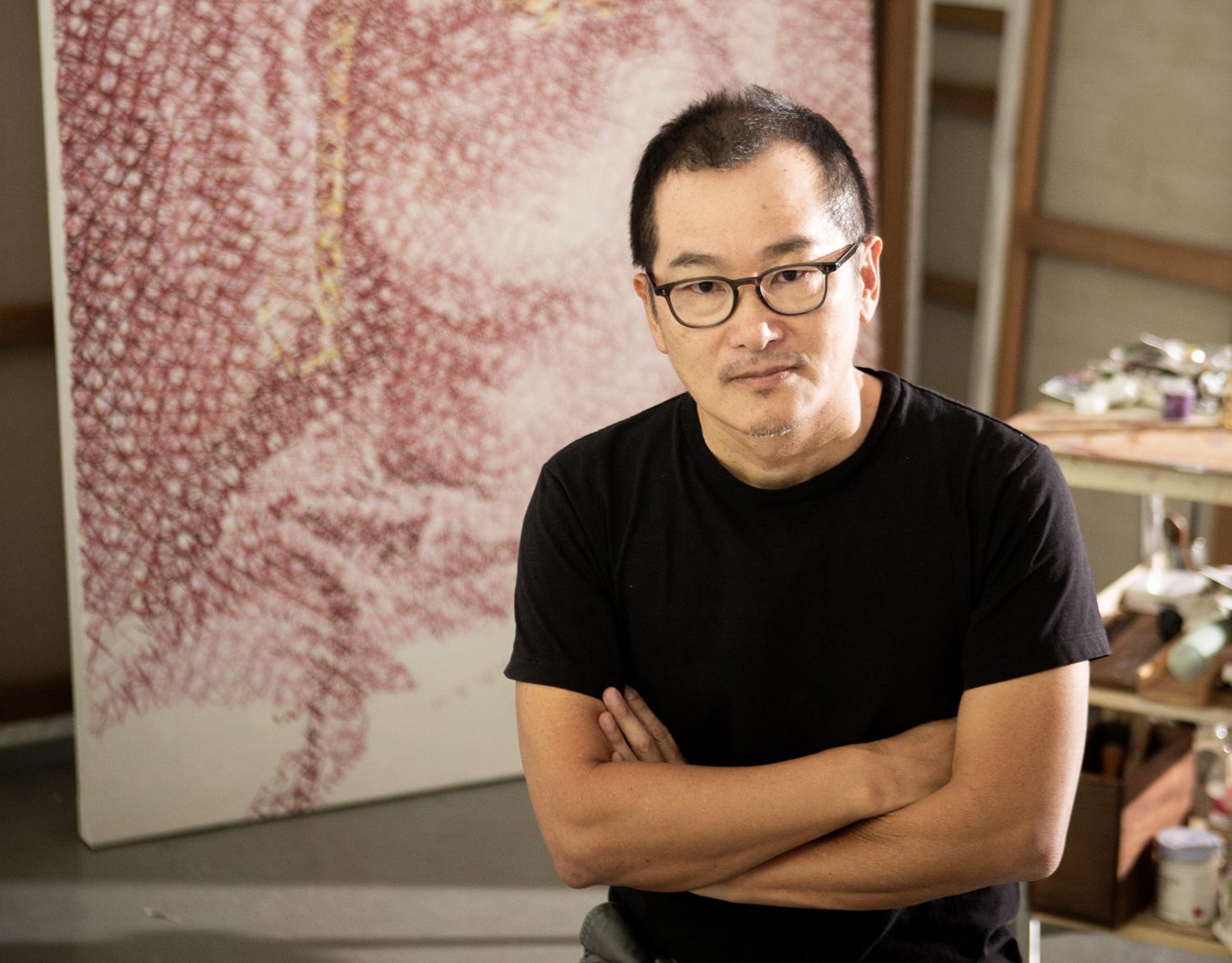 藝術家鄭君殿個展「陌生的花園」,靜物中的翻湧力量