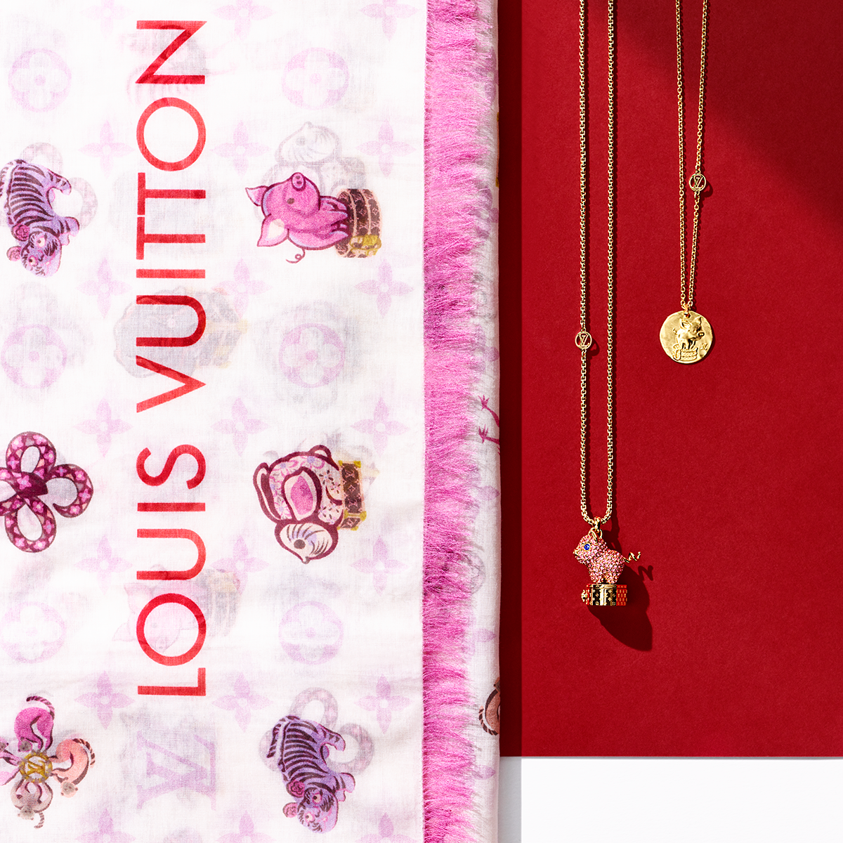 Louis Vuitton 豬年紀念系列。