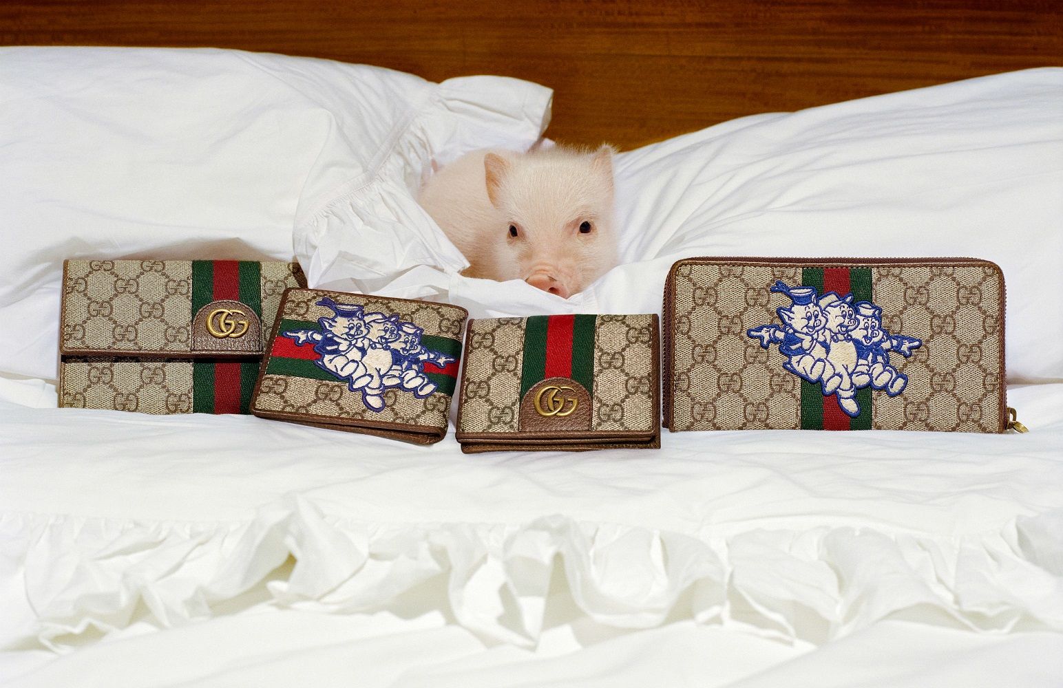 Gucci 2019 農曆年限定系列 Courtesy of Gucci, The Three Little Pigs © Disney。