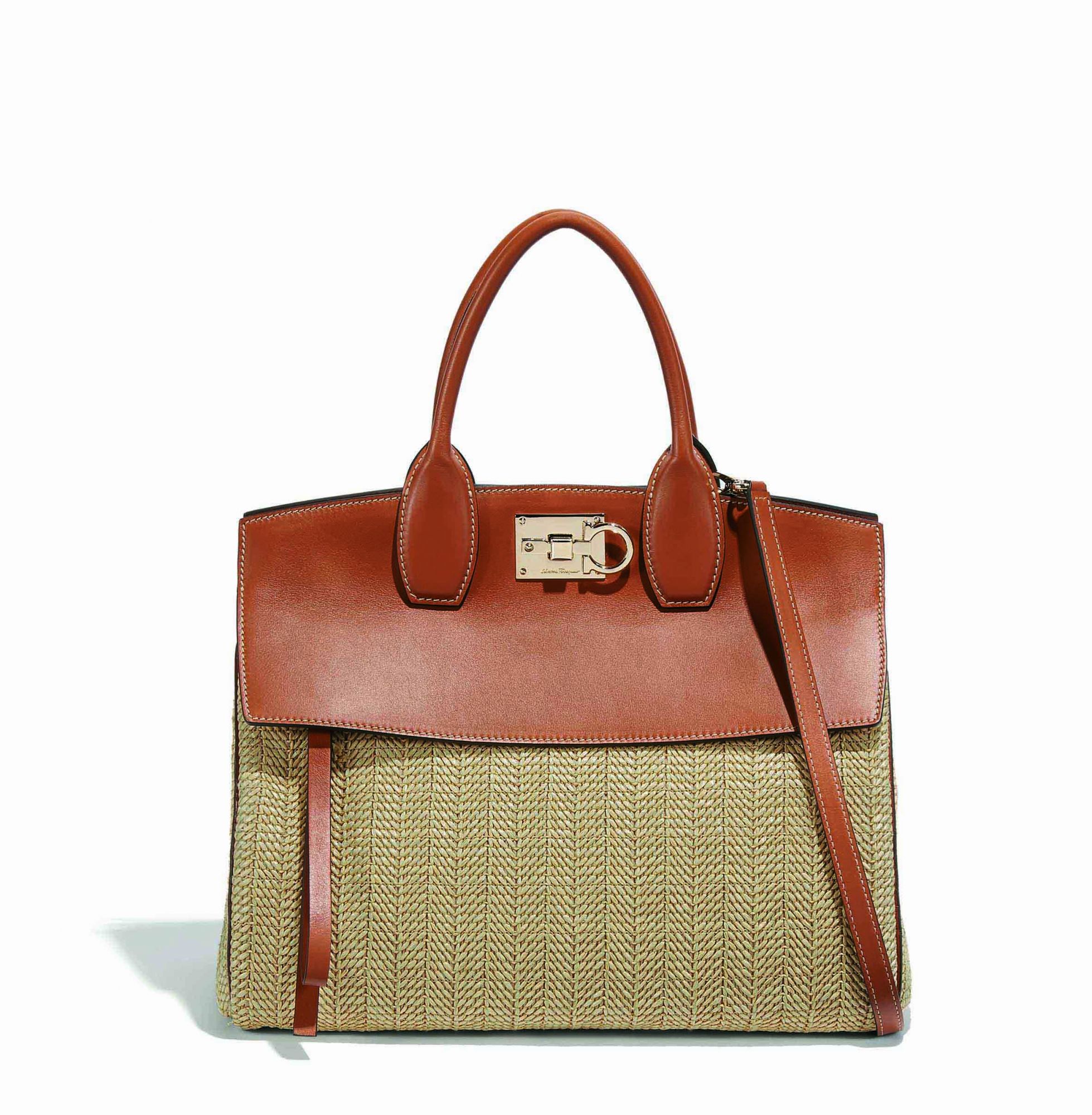 Salvatore Ferragamo 編織手提包