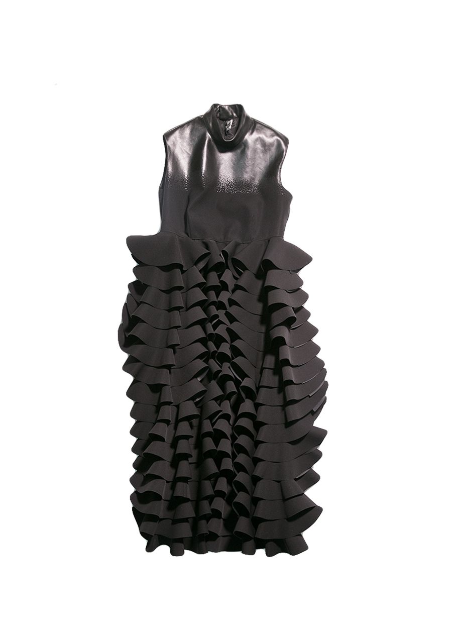 COMME des Garçons Noir黑色特殊剪裁洋裝
