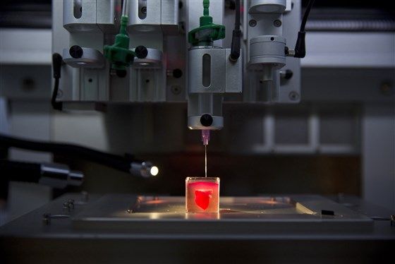 全球首創!世界第一個用3D列印技術「列印」的人體心臟!