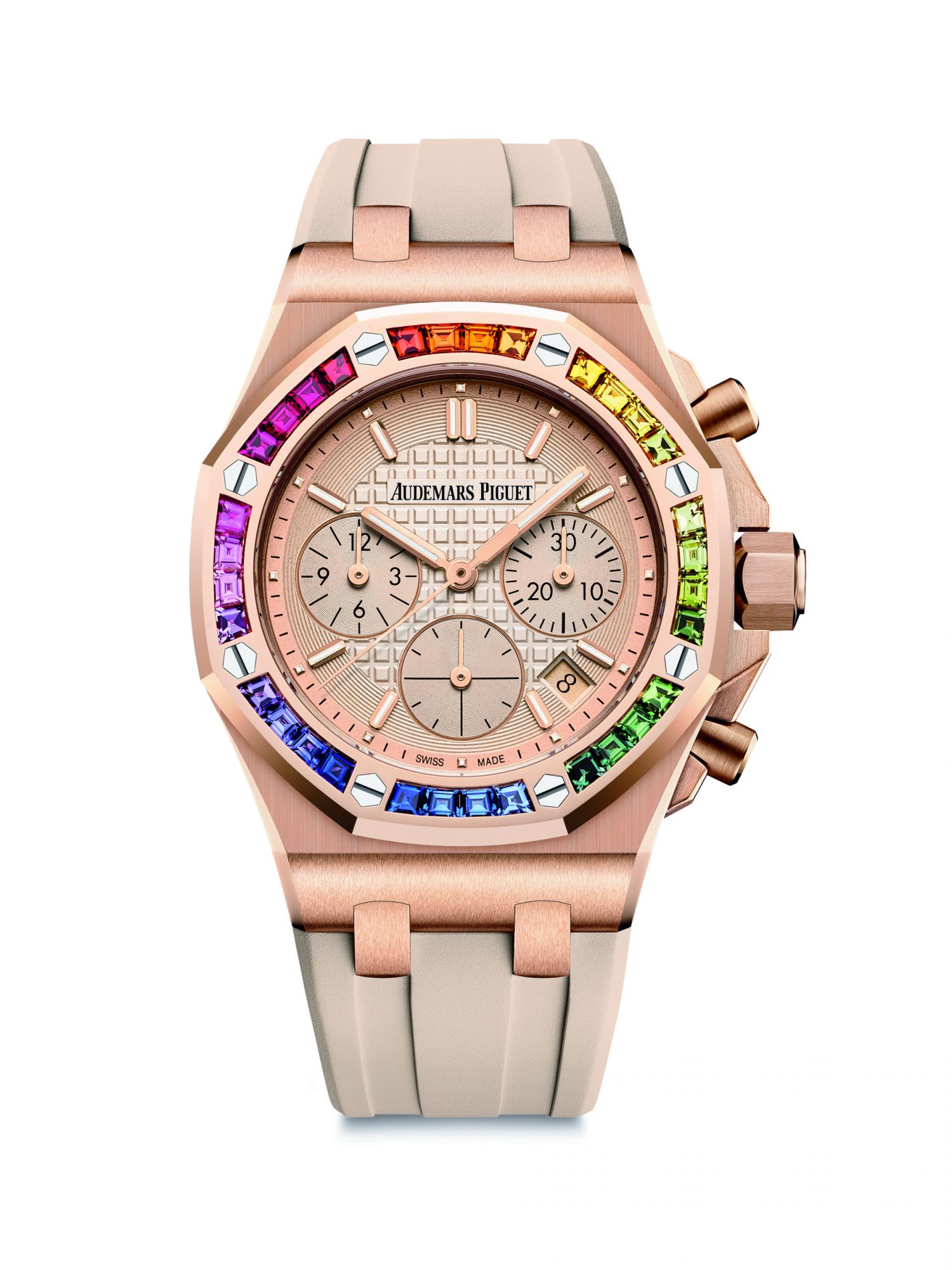 皇家橡樹離岸型系列自動上鍊計時碼錶by Audemars Piguet。