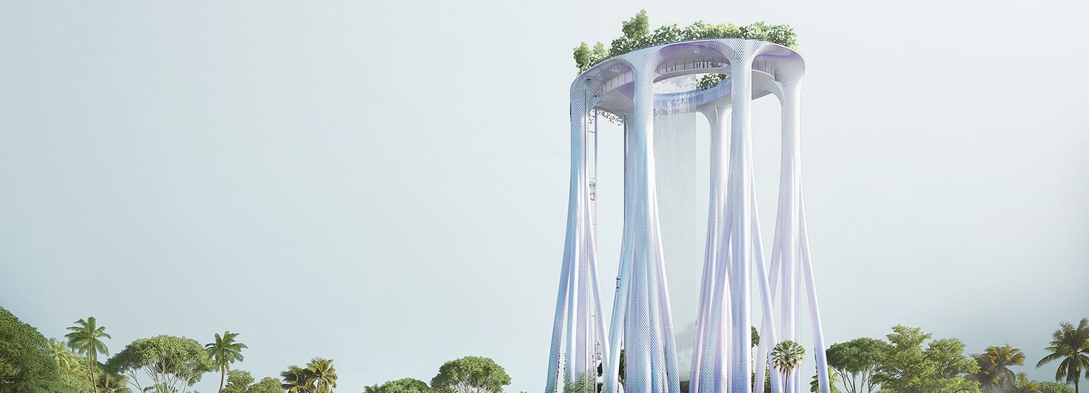 媲美天空樹的新加坡建立者紀念館!紅樹林立柱拔地而起成觀景塔,博物館沒入地底