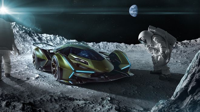 陸上噴射戰鬥機!Lamborghini Lambo V12 Vision GT概念車2020降臨,0-100km極速勝過Sián的2.8秒