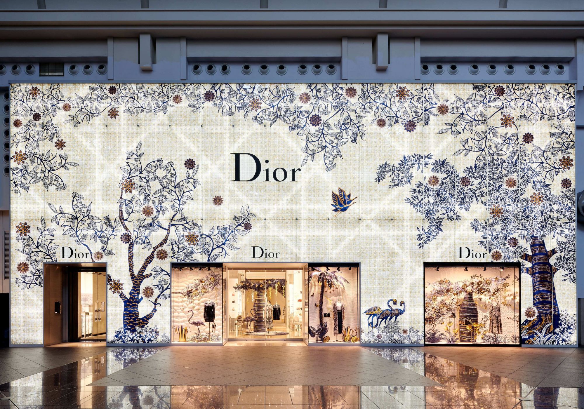 Dior 台北 101 精品店外觀(by Studio Millspace)