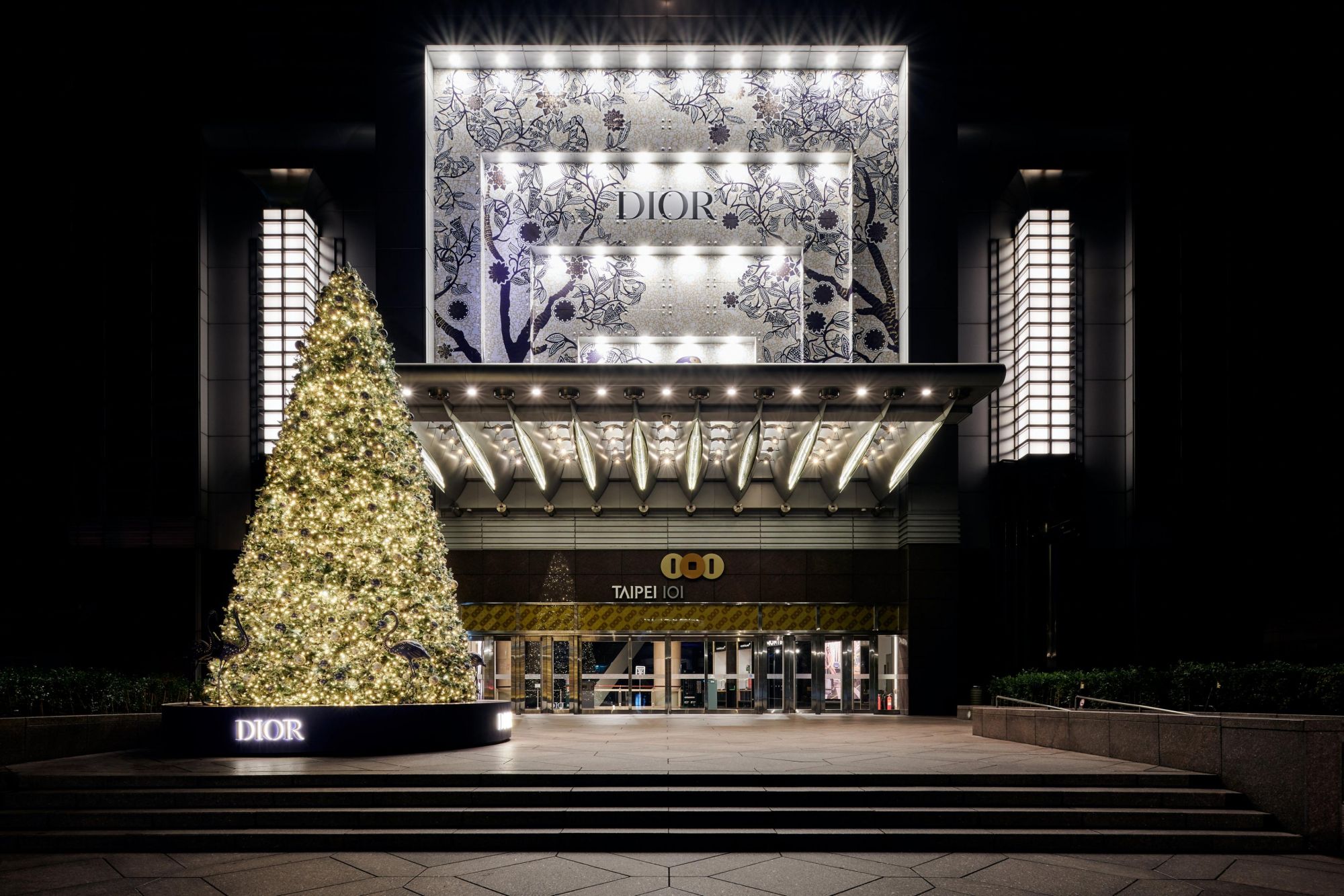 Dior 台北 101 聖誕樹(by Studio Millspace)